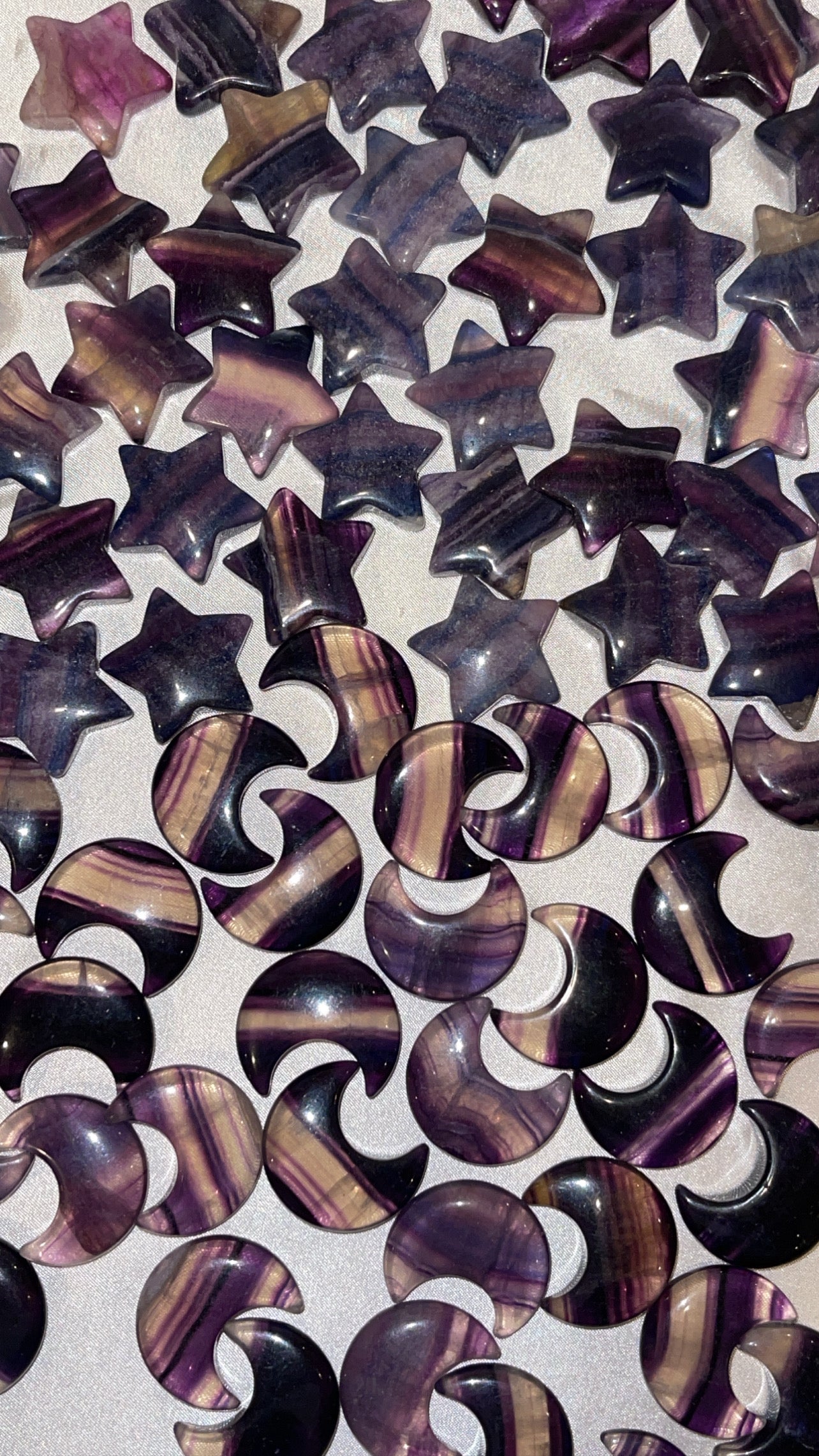 Silky Fluorite Moon/Star