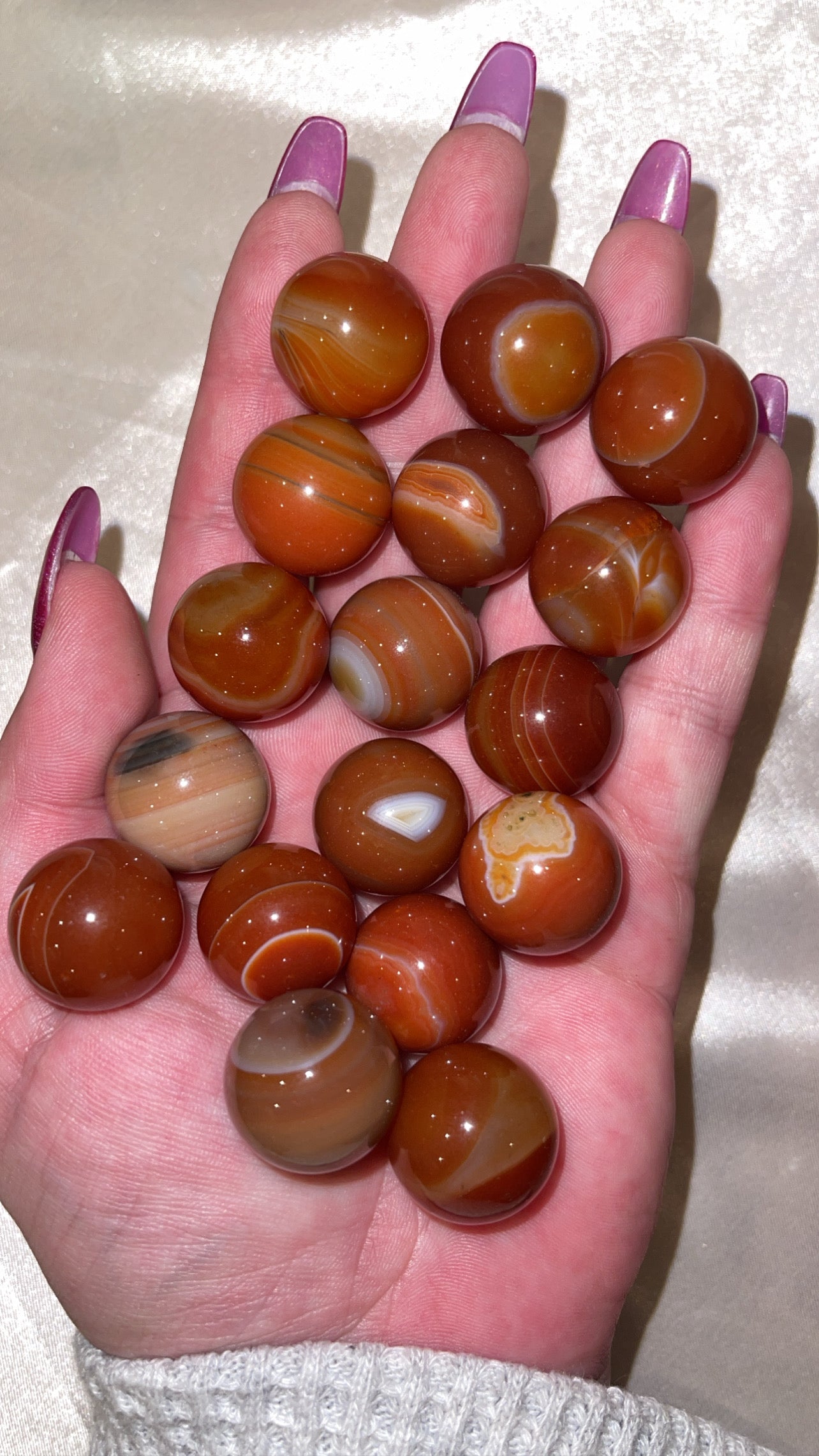Banded Carnelian Mini Sphere