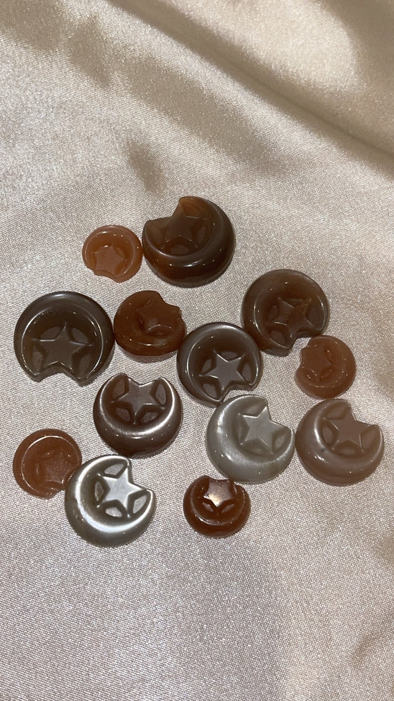 Sunstone Moonstone Mini Moon & Star