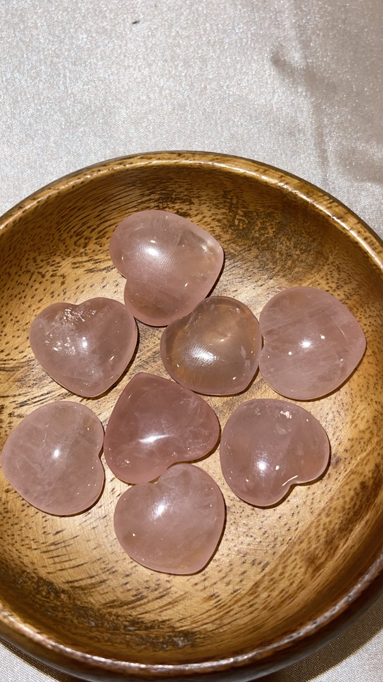 Rose Quartz Mini Heart