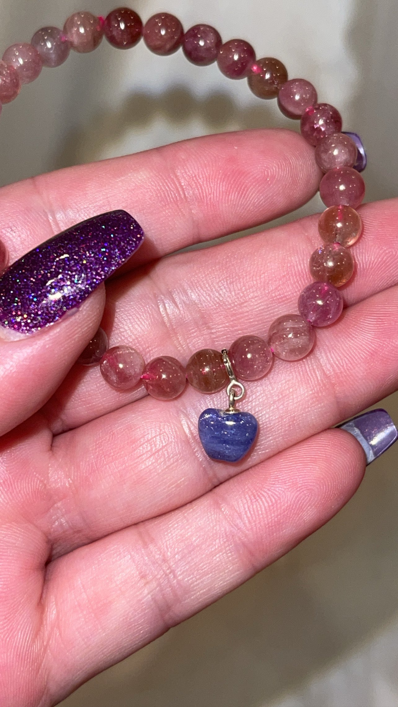 Tanzanite Clip On Charm