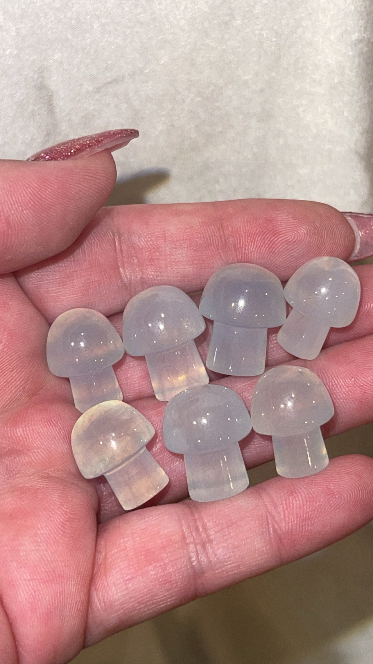 Aquamarine Mini Mushroom