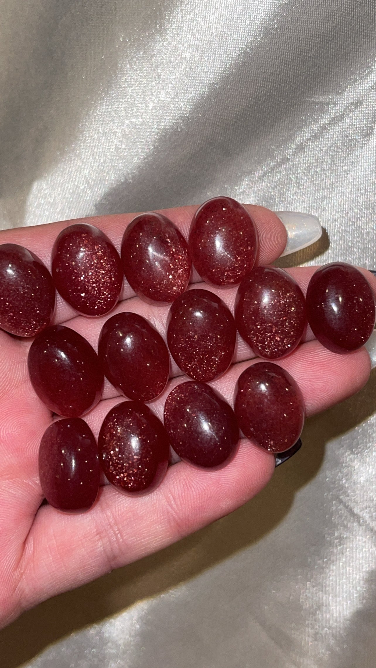 Strawberry Quartz Cabachon