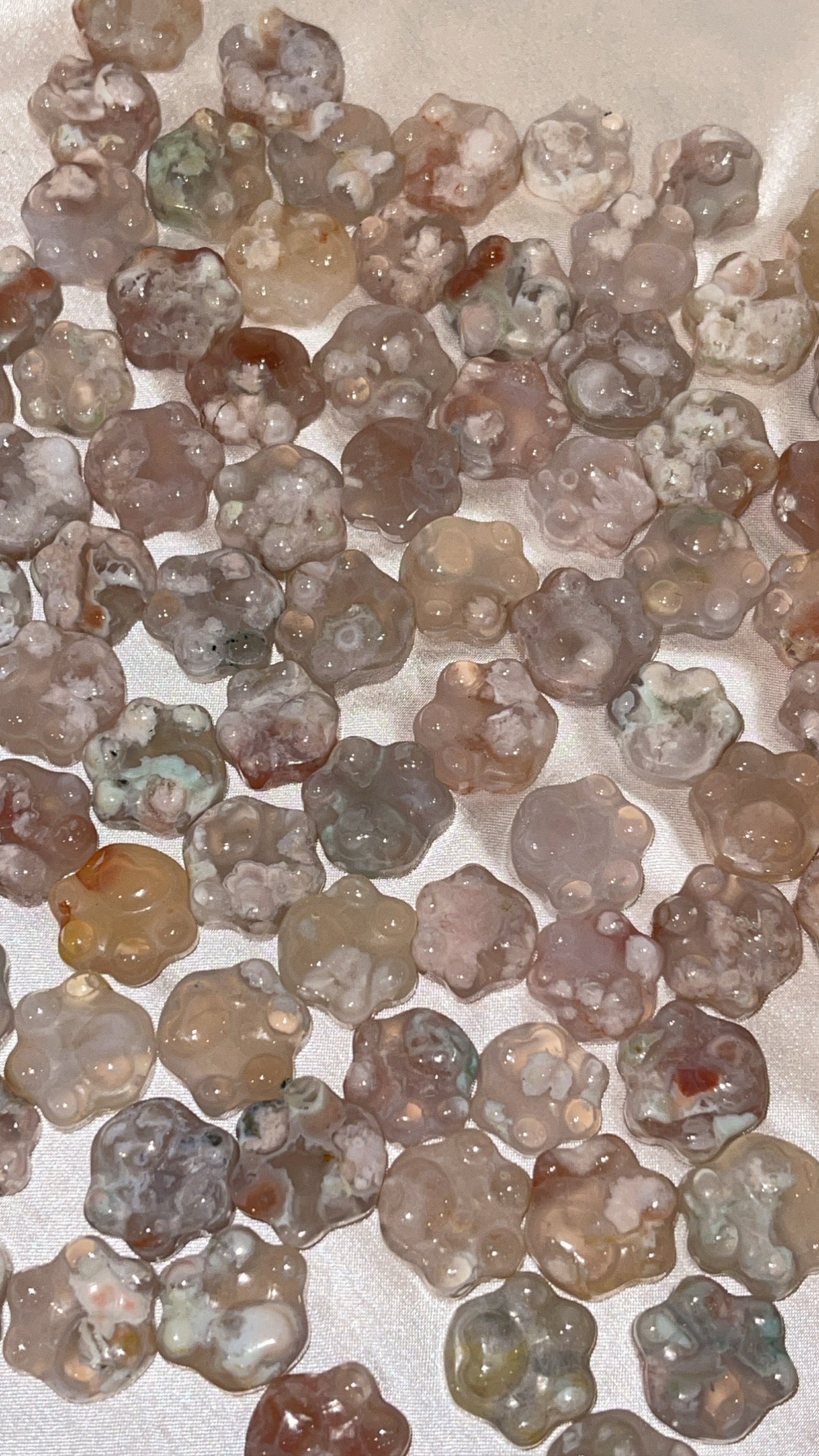 Flower Agate Mini Paw