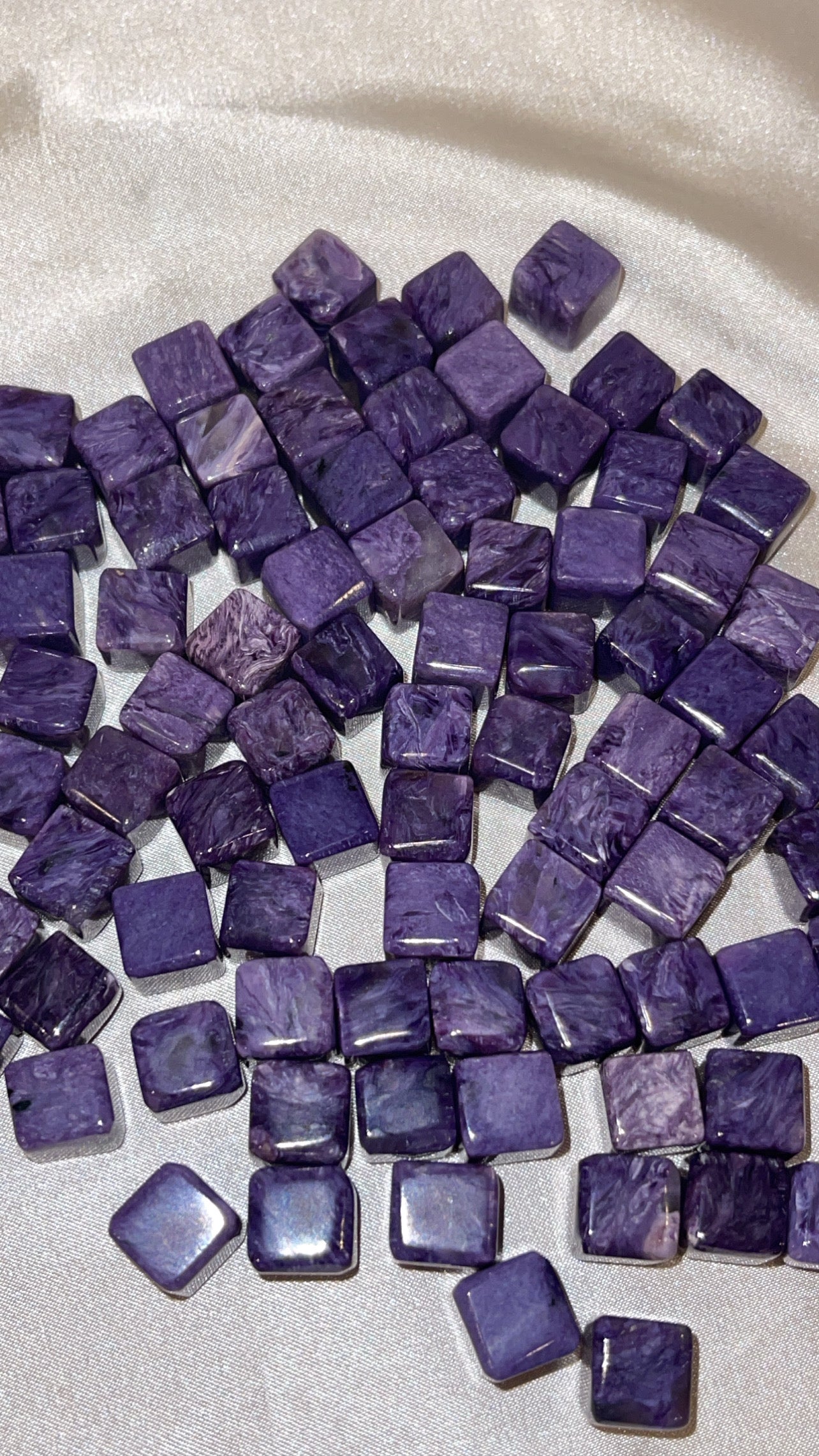 Charoite Cube