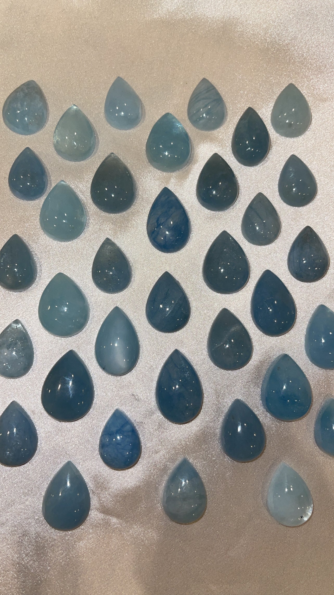Aquamarine Teardrop