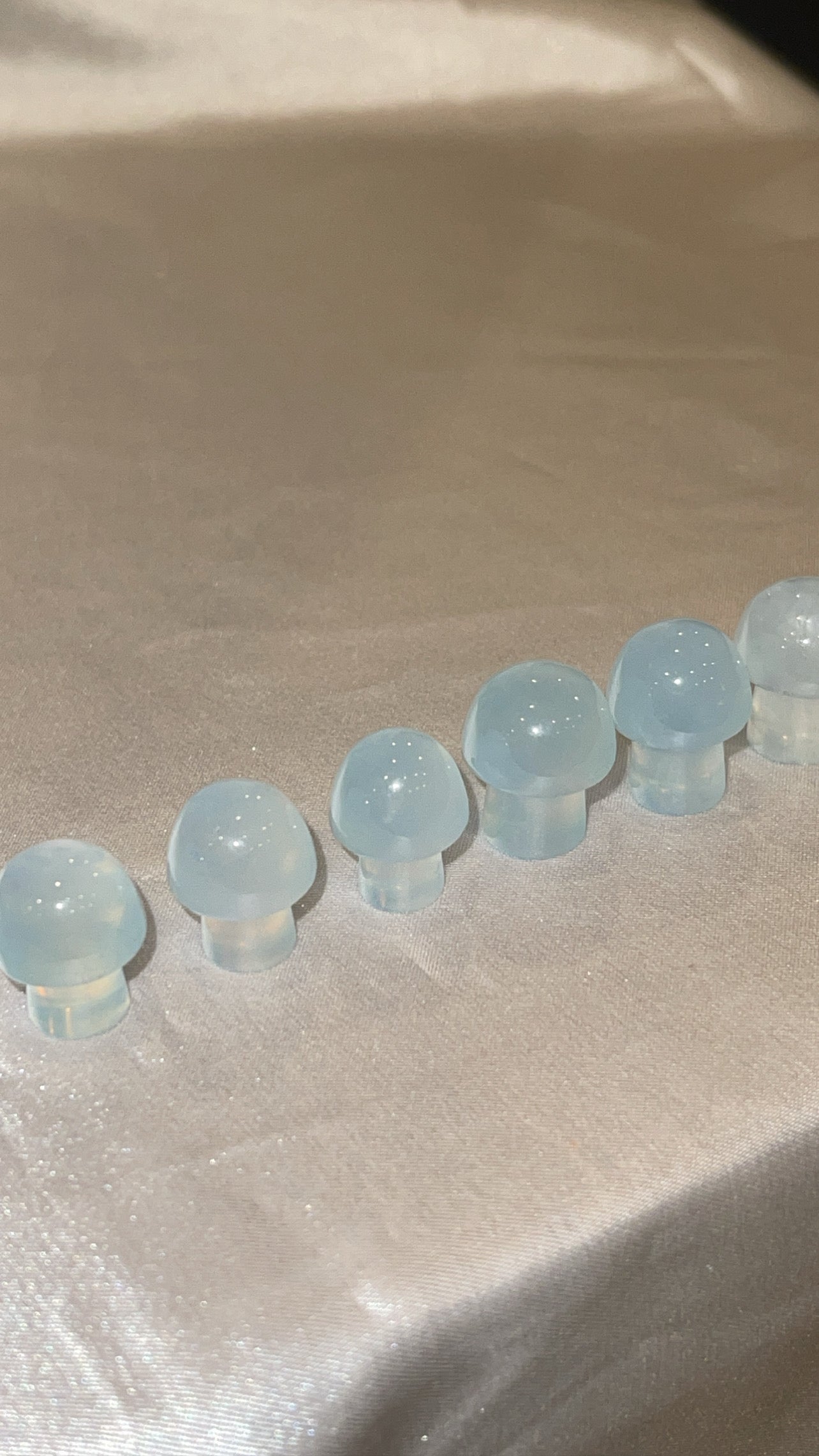 Aquamarine Mini Mushroom
