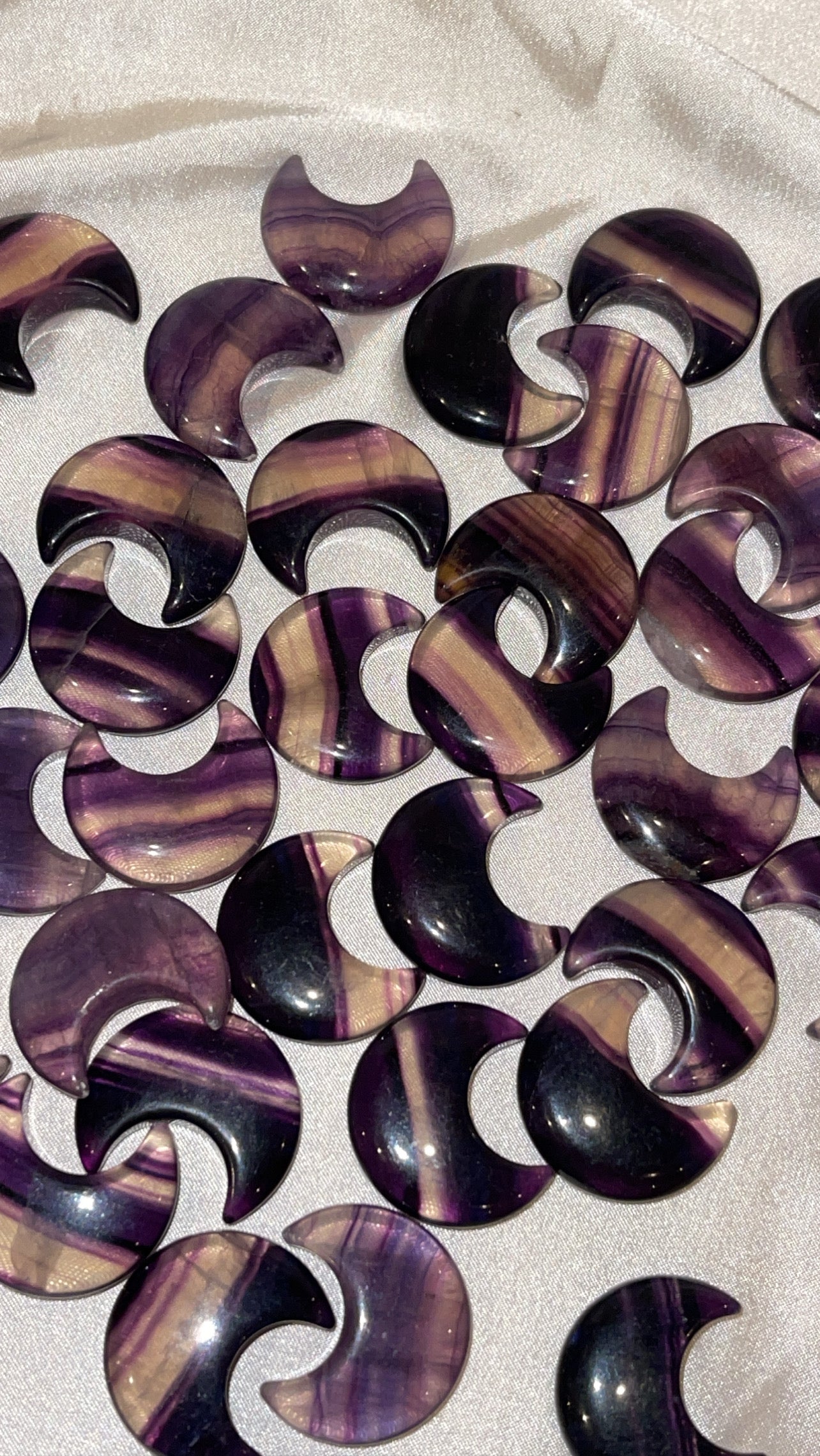 Silky Fluorite Moon/Star
