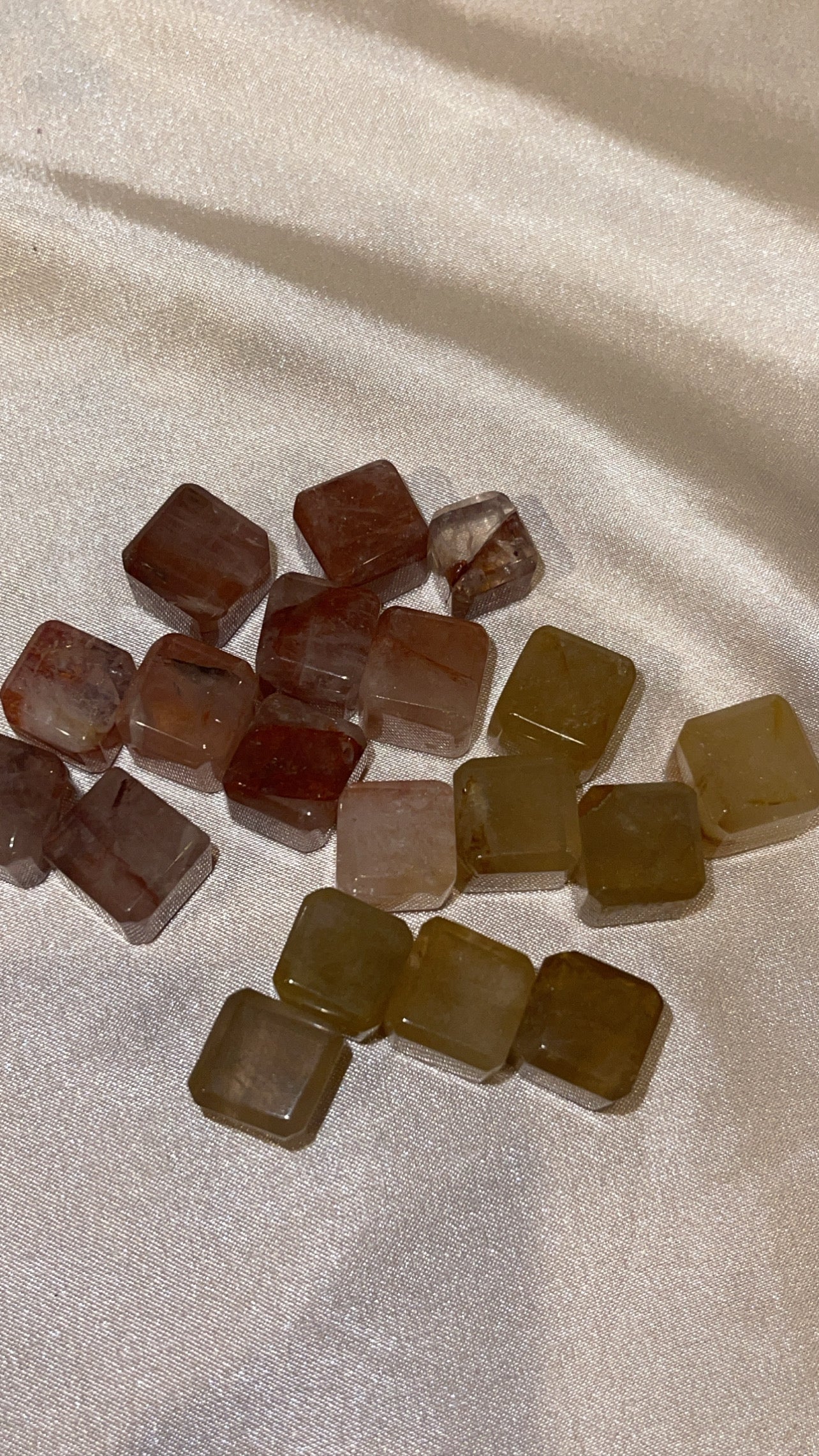 Fire Quartz/Golden Healer Cubes