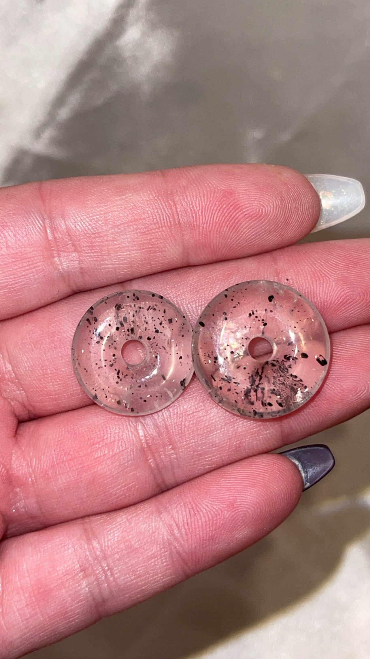 Included Quartz (Mica/Lepidocrosite) Donut