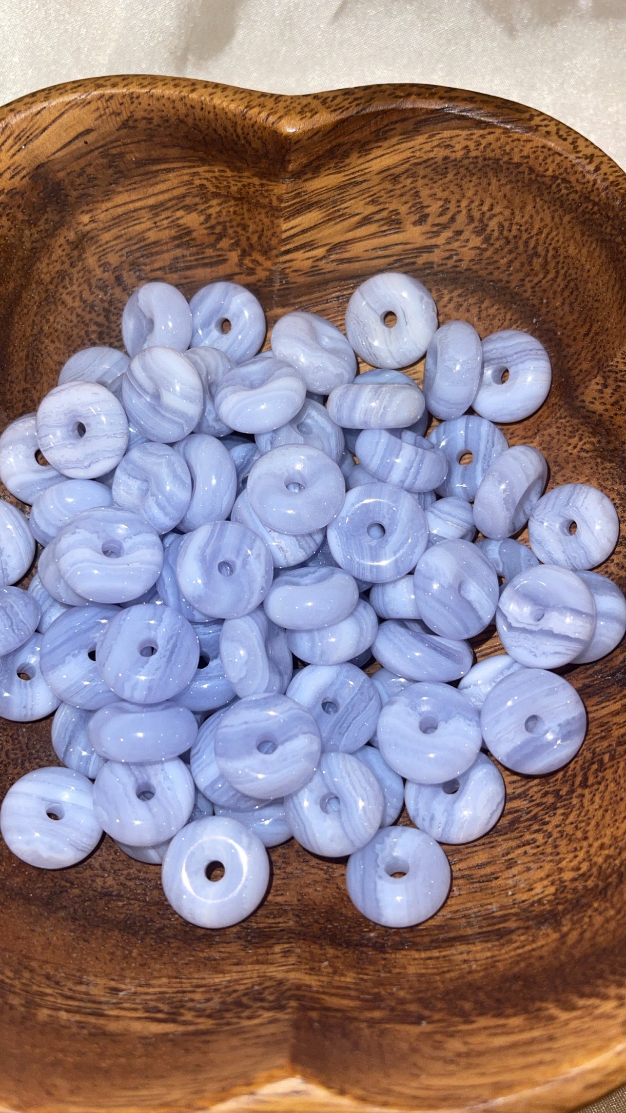 Blue Lace Agate Donut