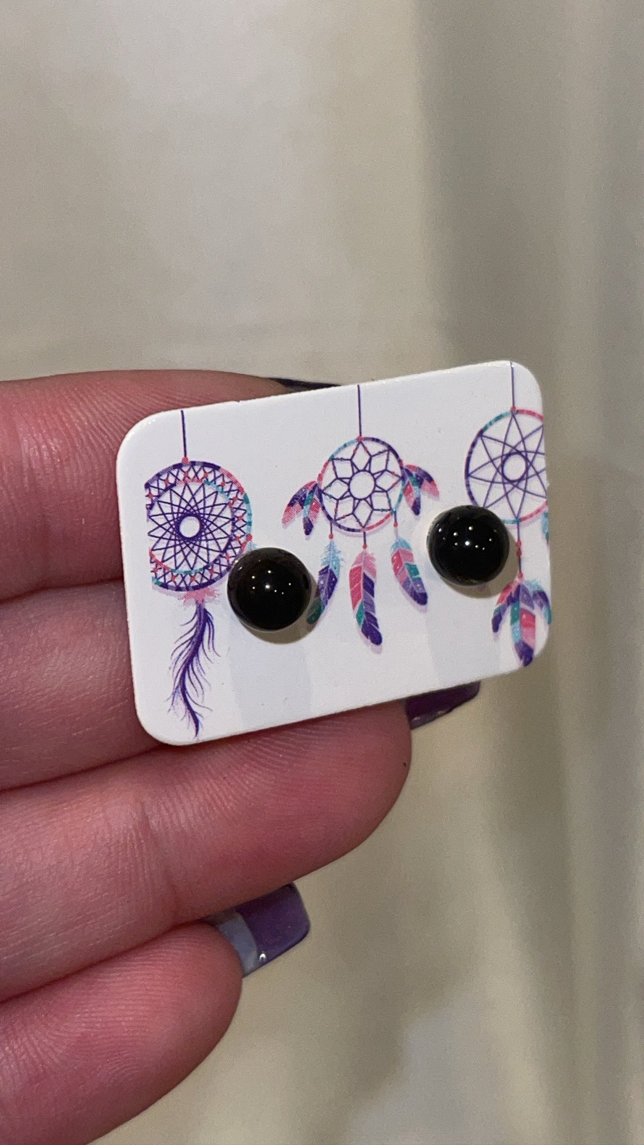 Crystal Stud Earrings ($8 each)