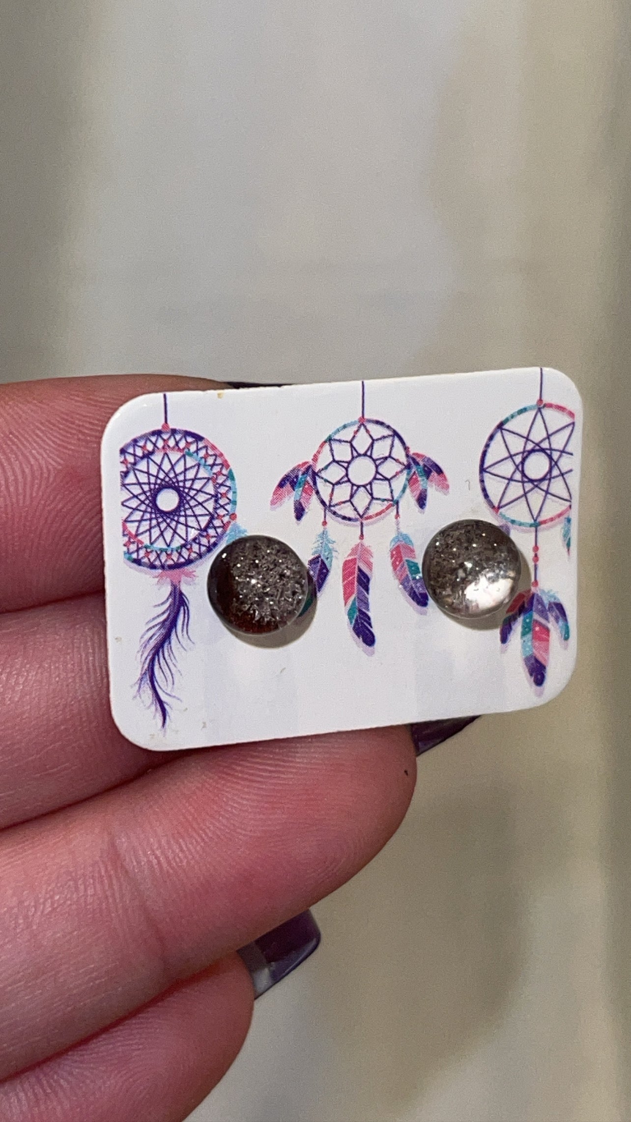 Crystal Stud Earrings ($9 each)