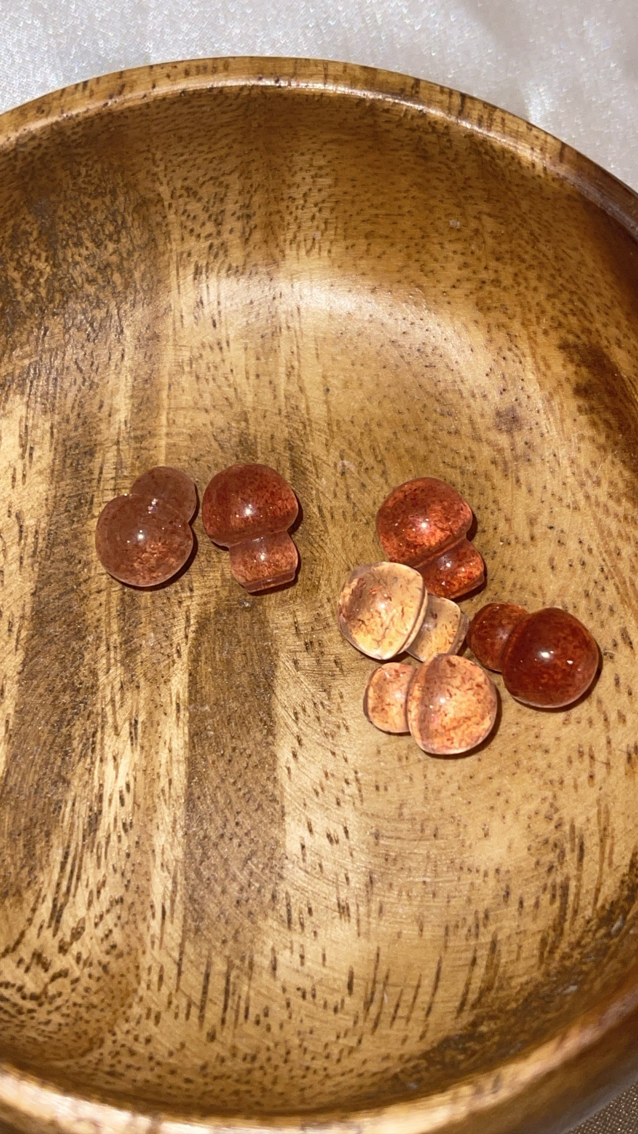 Strawberry Quartz Mini Mushroom