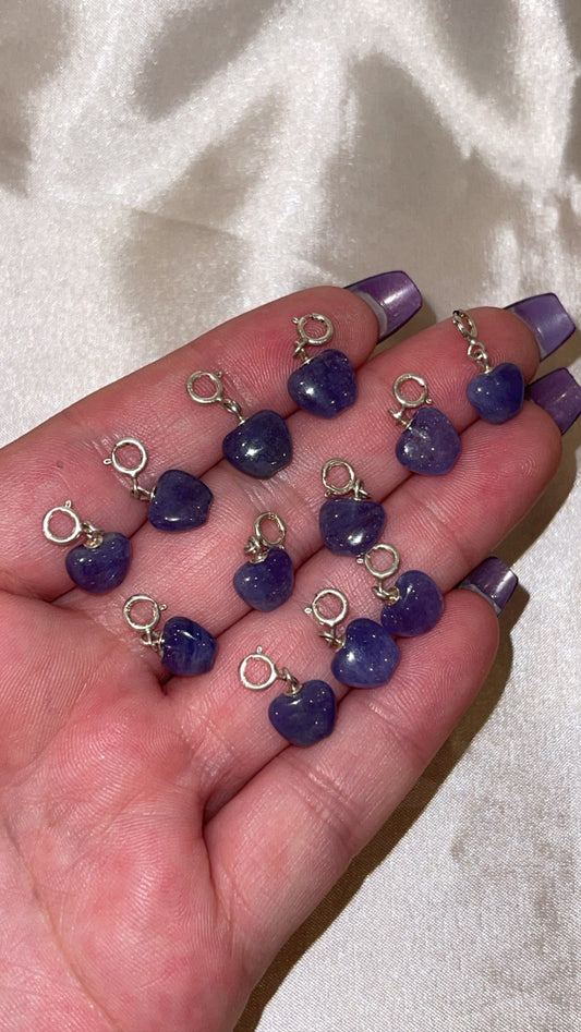 Tanzanite Clip On Charm