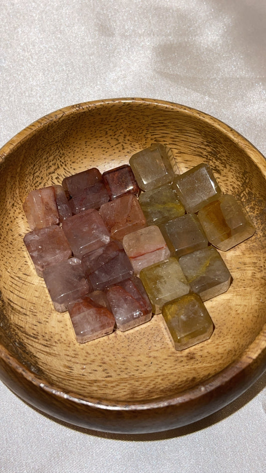 Fire Quartz/Golden Healer Cubes