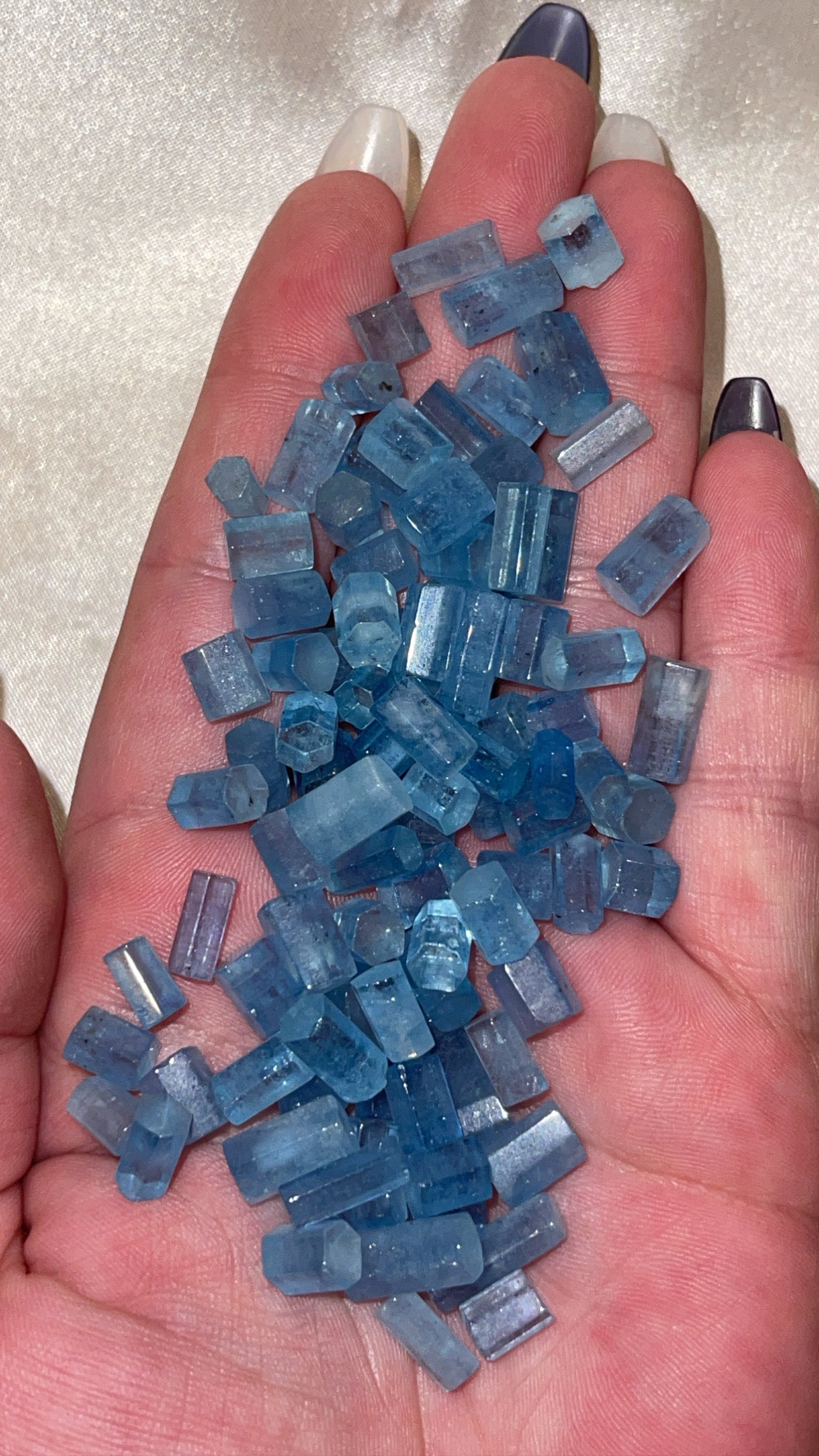 Aquamarine Mini Cylinder