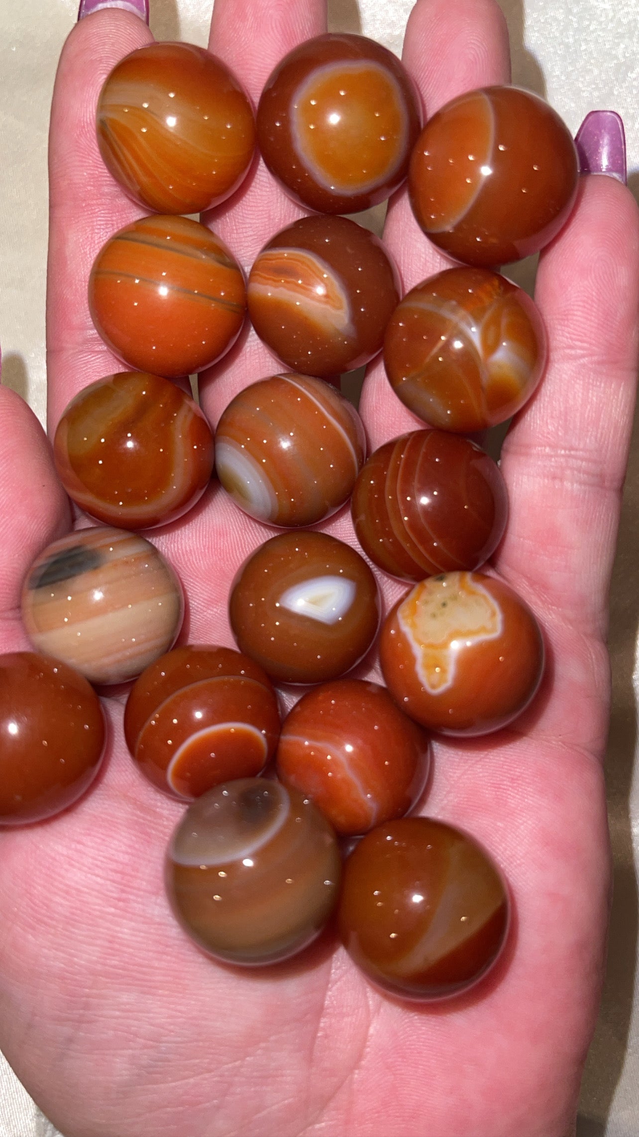 Banded Carnelian Mini Sphere