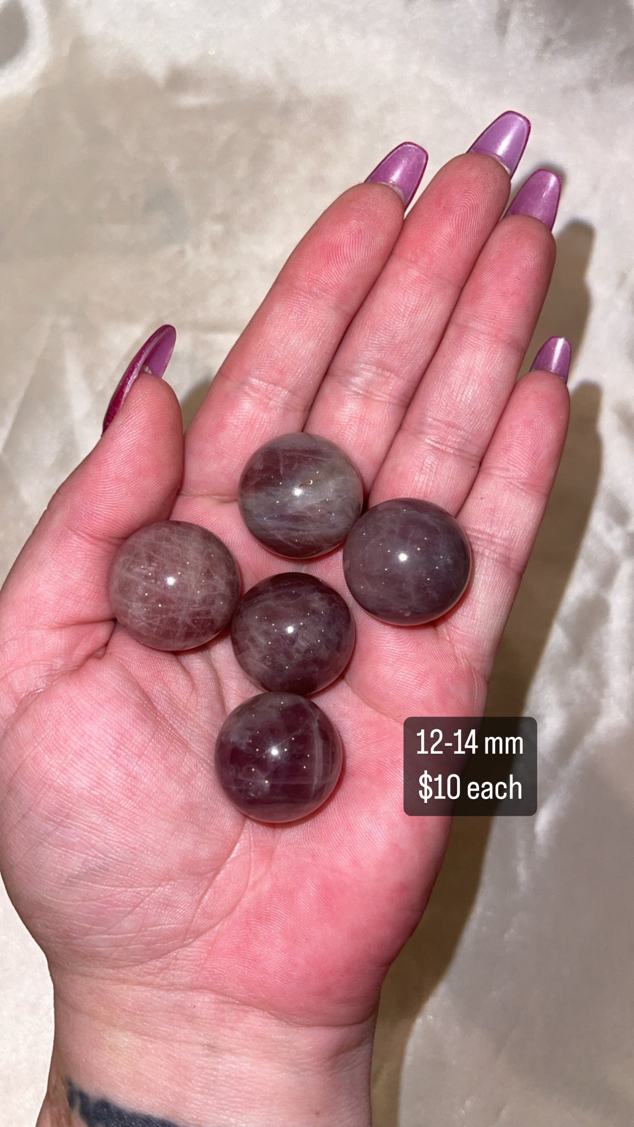 Lavender Rose Quartz Sphere