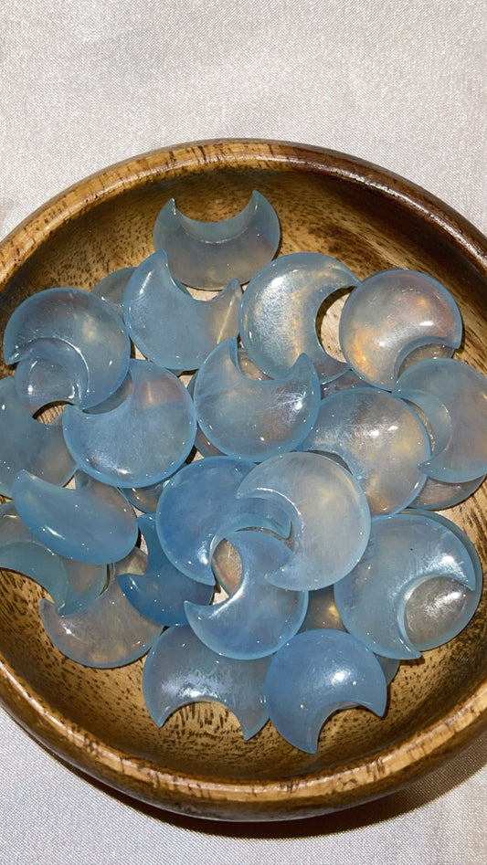 Aquamarine Small Moon