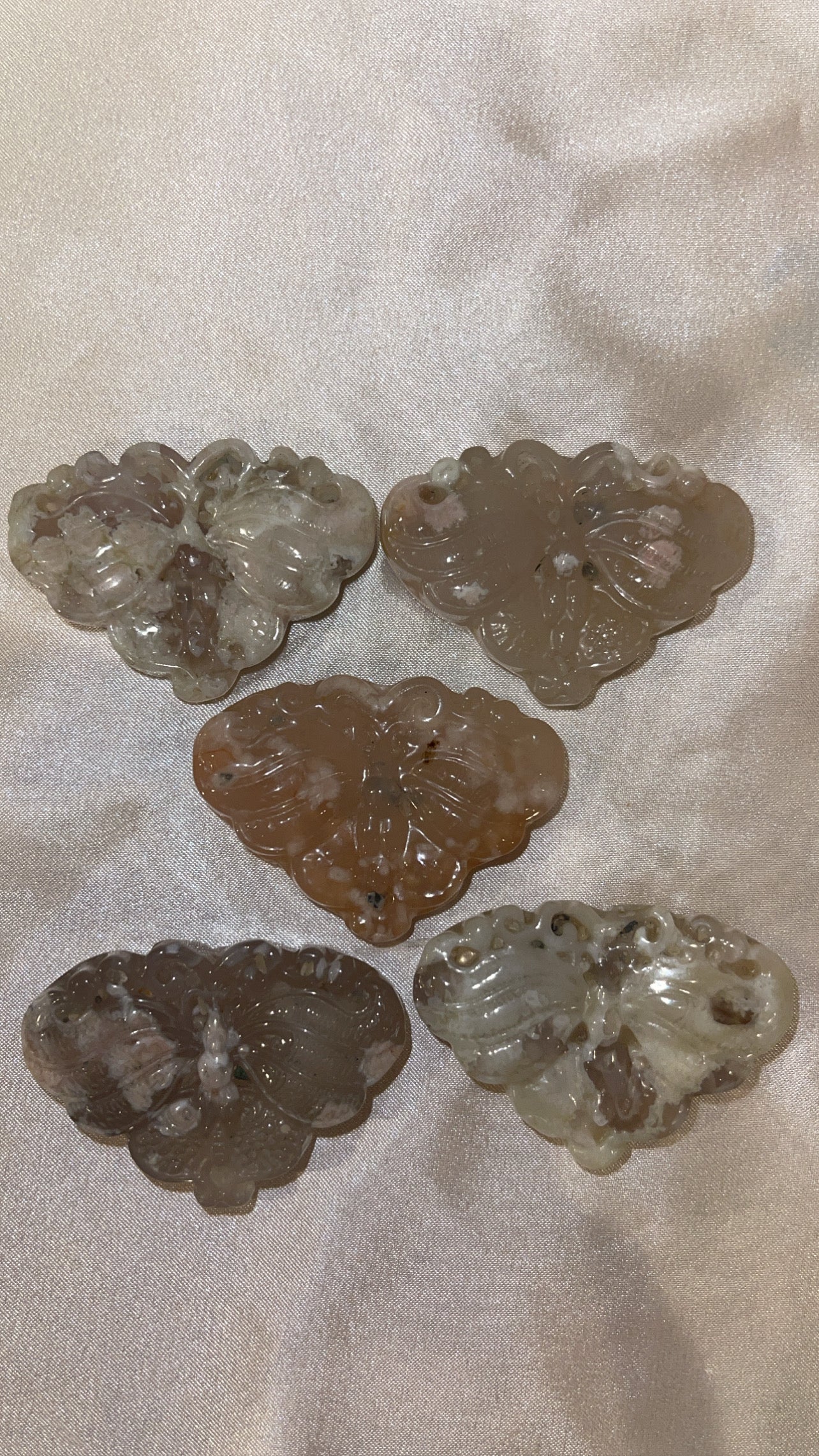 Flower Agate Butterfly