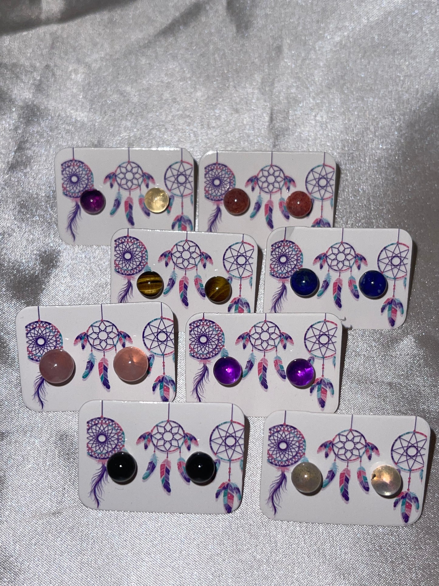 Crystal Stud Earrings ($8 each)