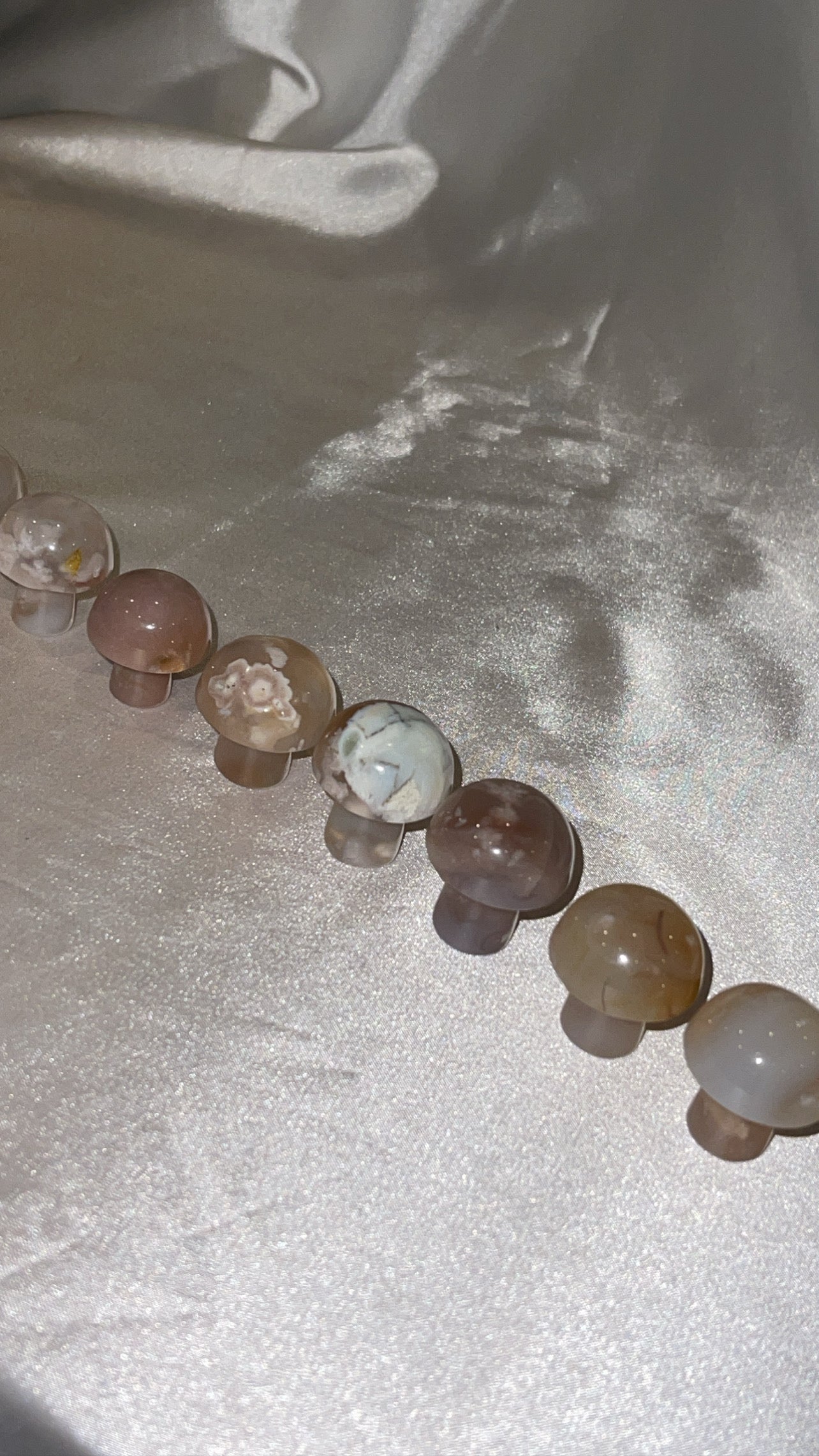 Flower Agate Small Mushroom