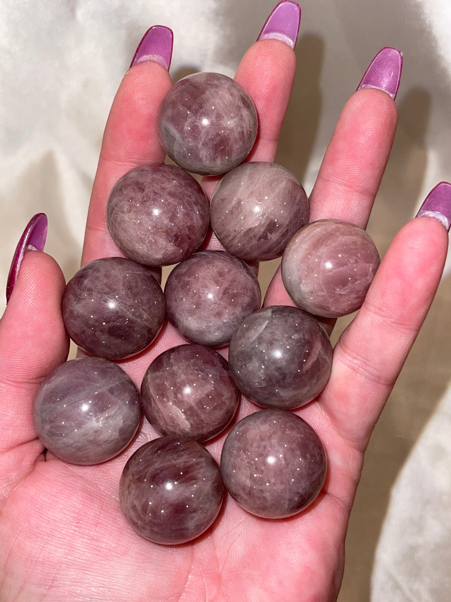Lavender Rose Quartz Sphere