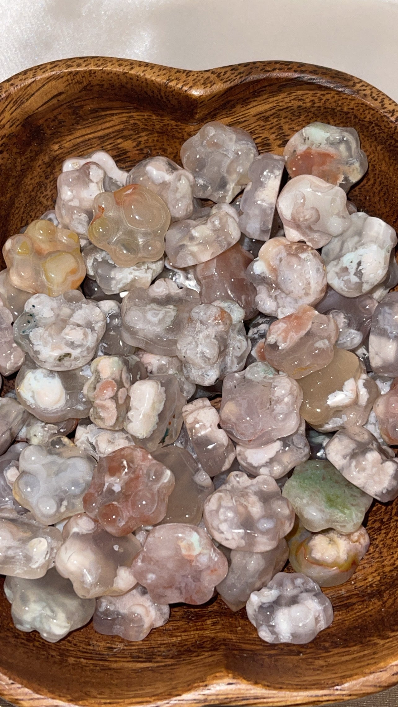 Flower Agate Mini Paw