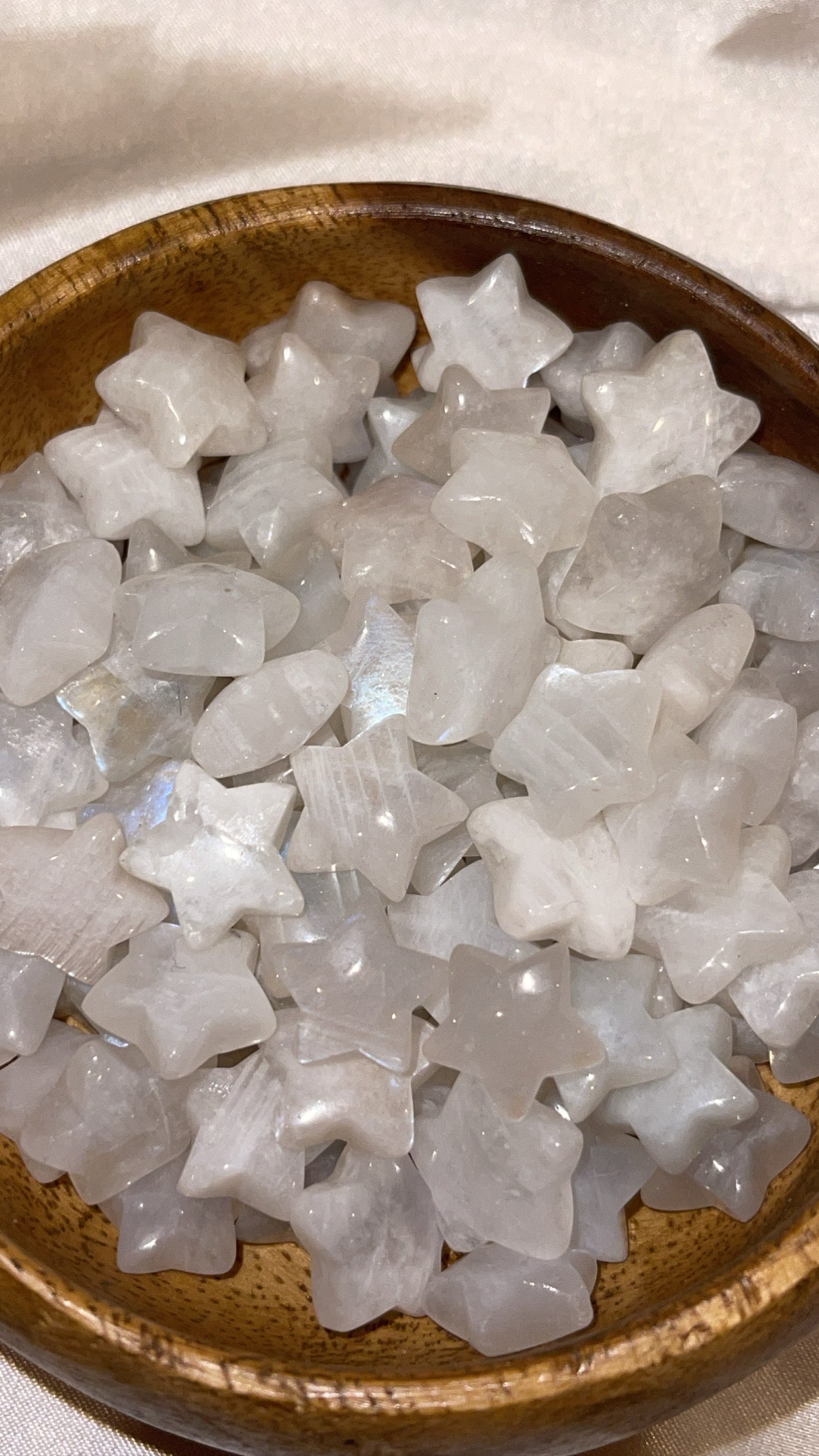 Rainbow Moonstone Mini Moon/Star