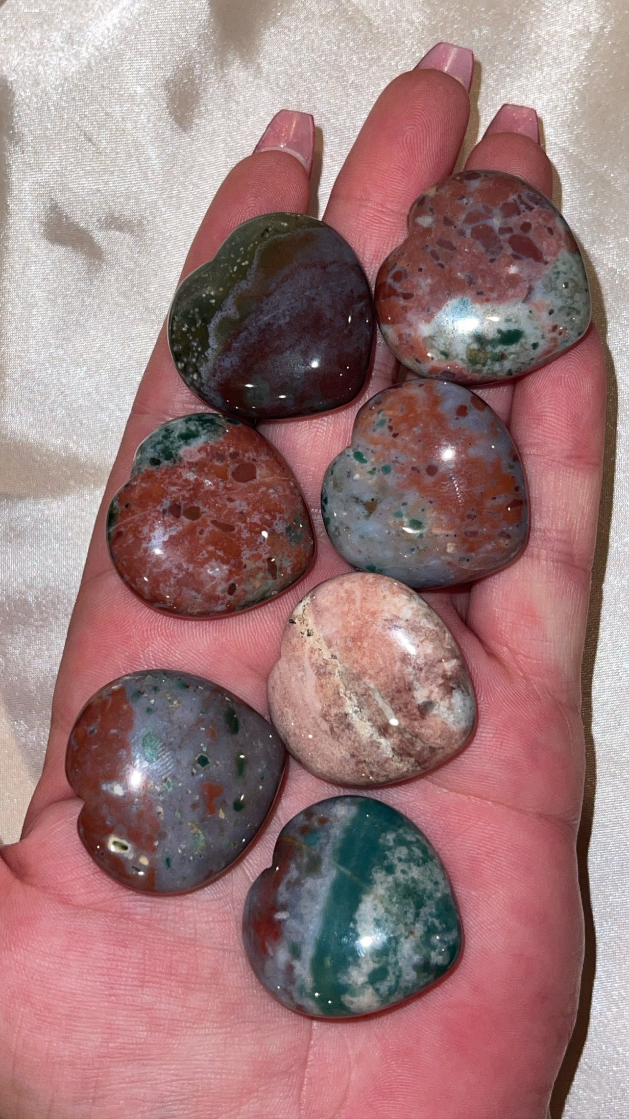 Ocean Jasper Heart