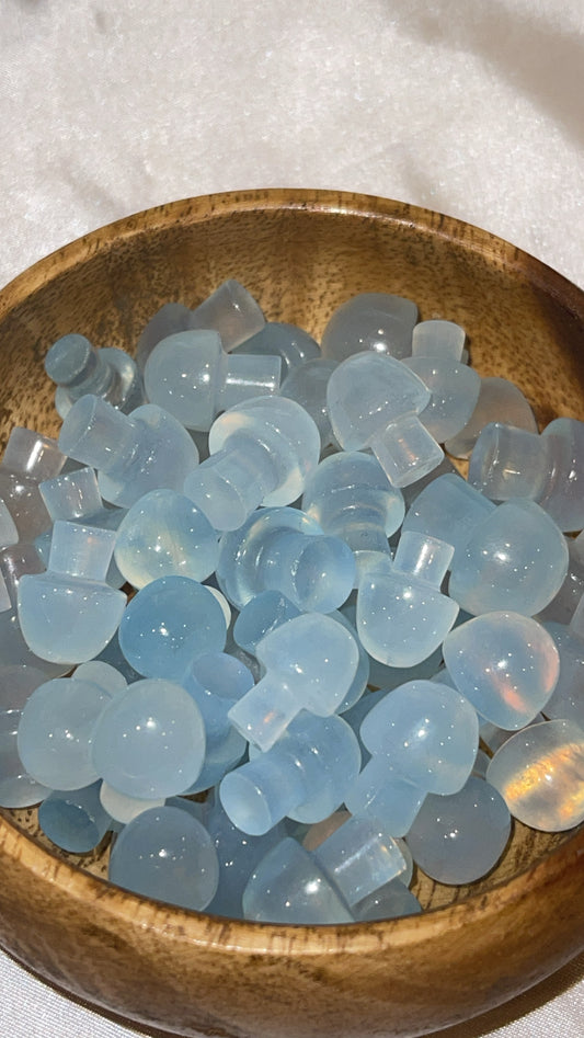 Aquamarine Mini Mushroom