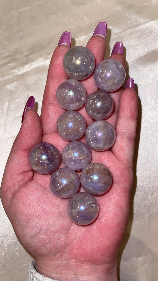 Aura Amethyst Mini Sphere
