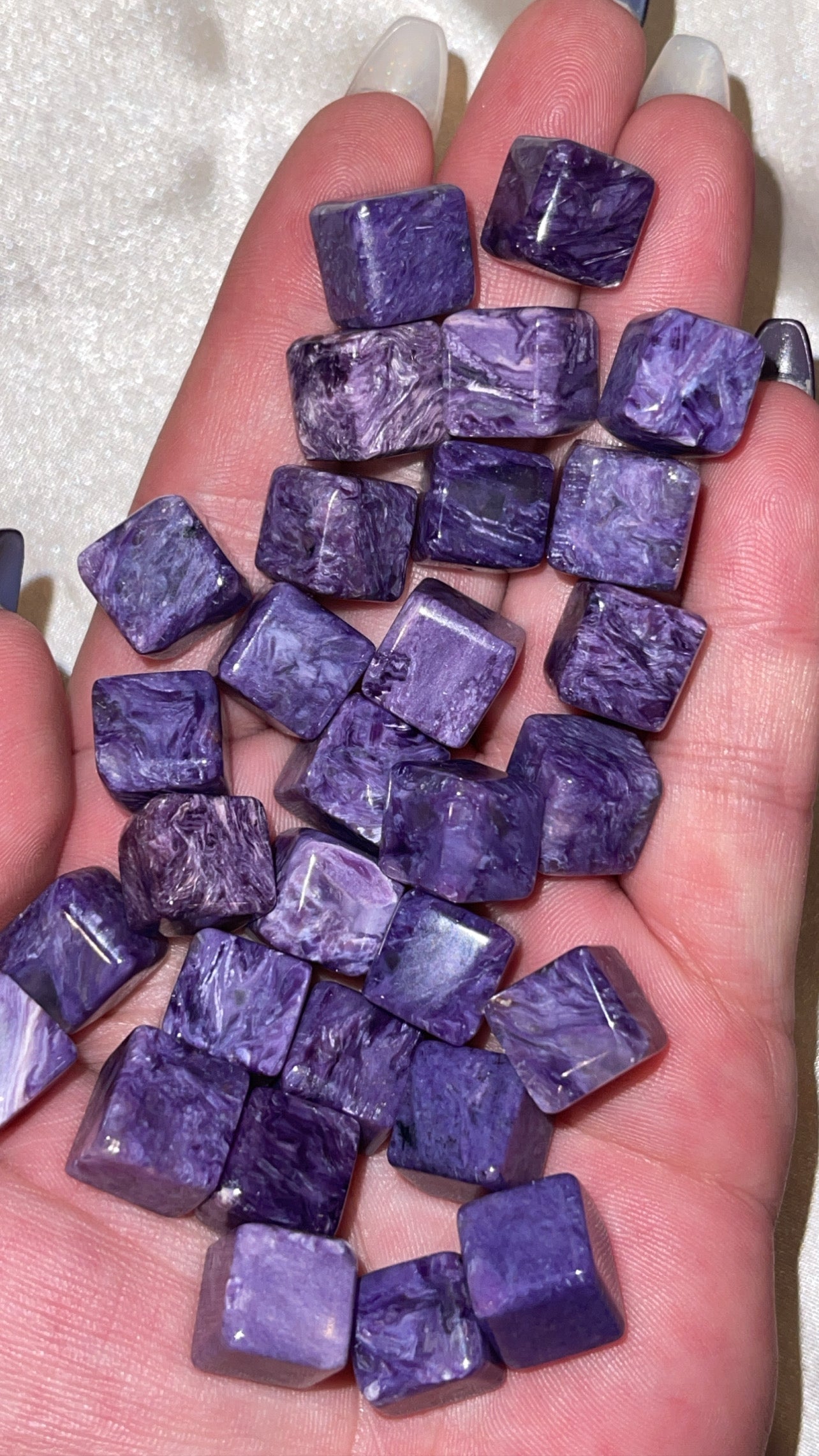 Charoite Cube