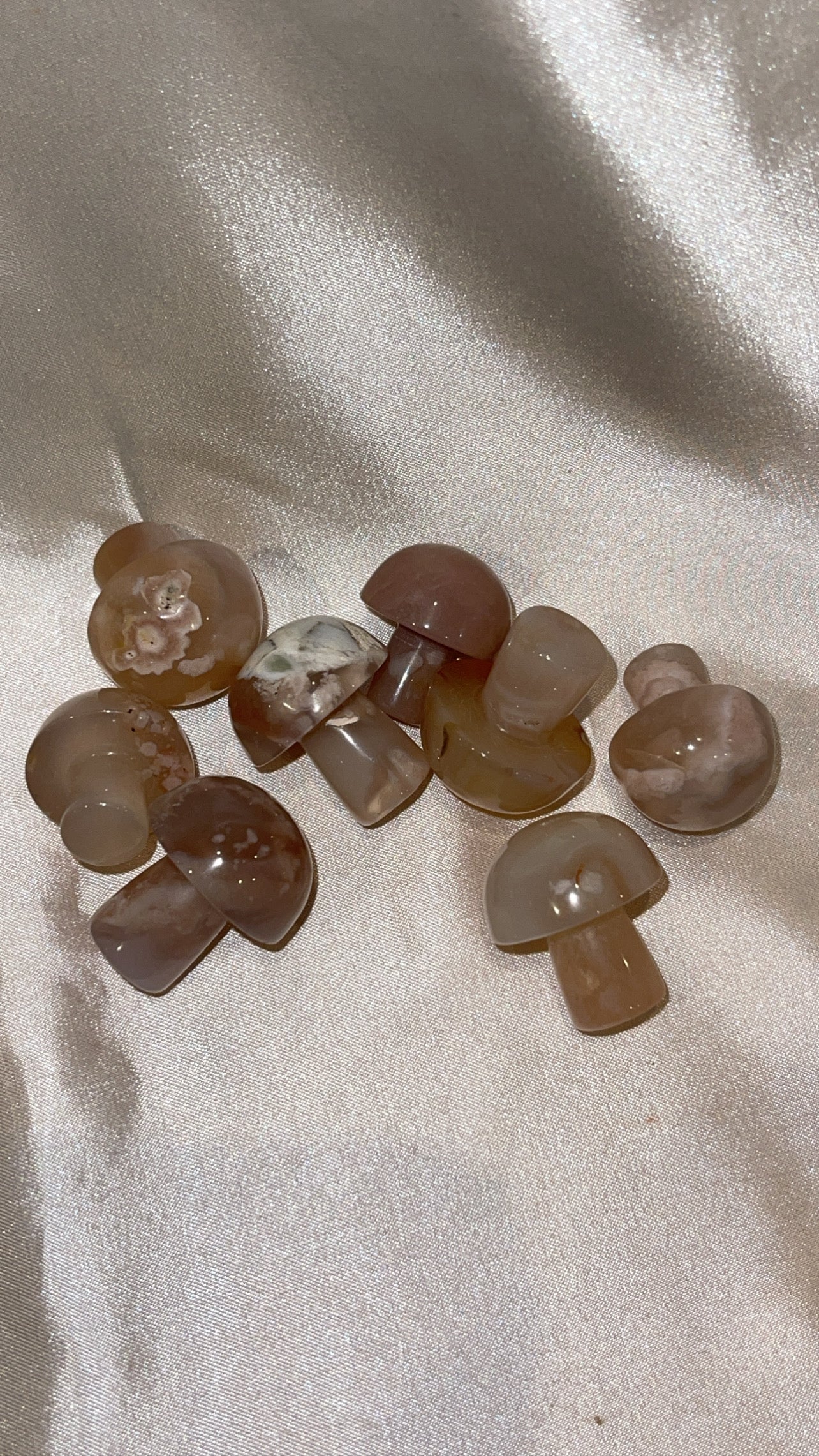 Flower Agate Small Mushroom