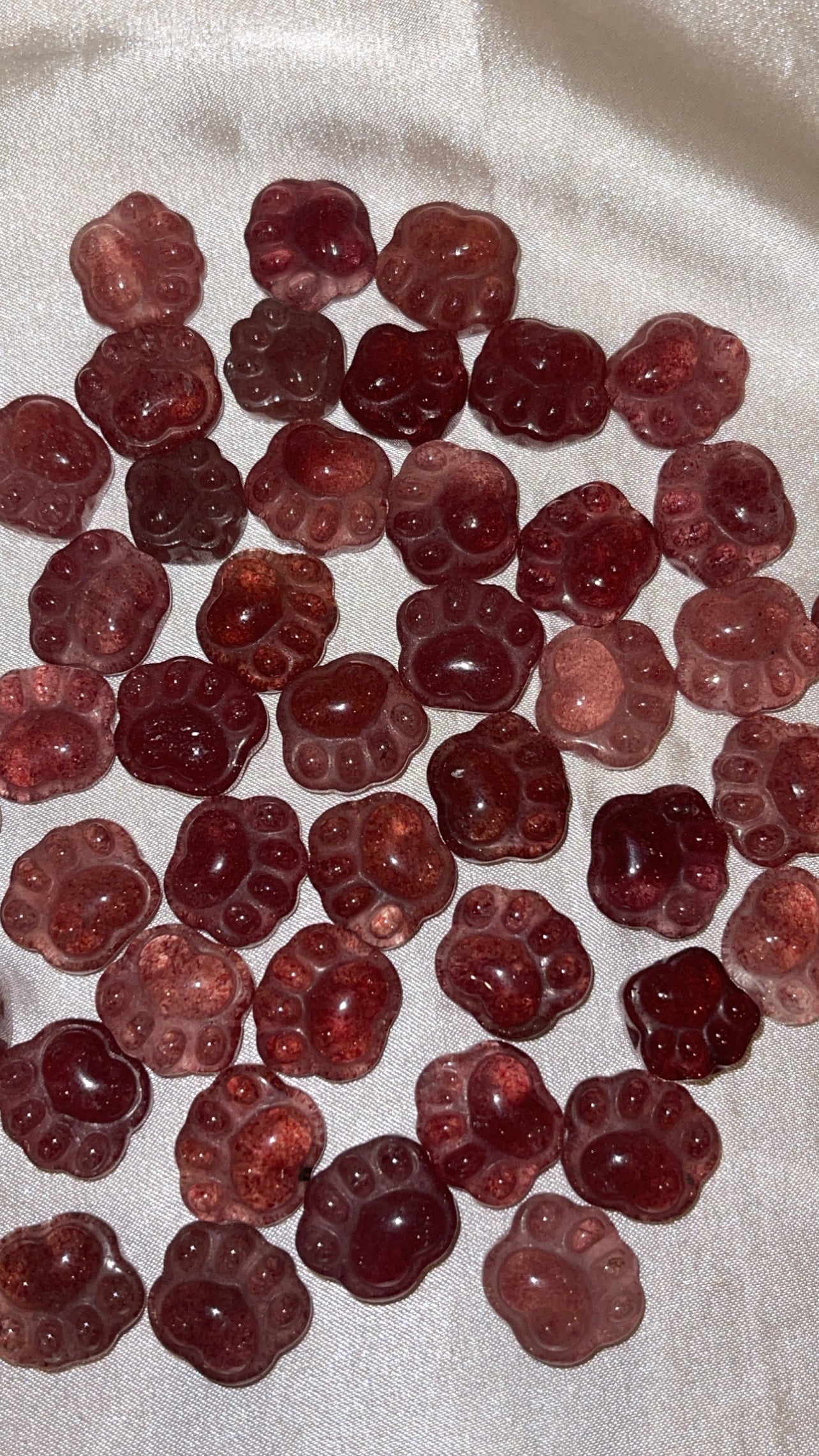 Strawberry Quartz Mini Paw