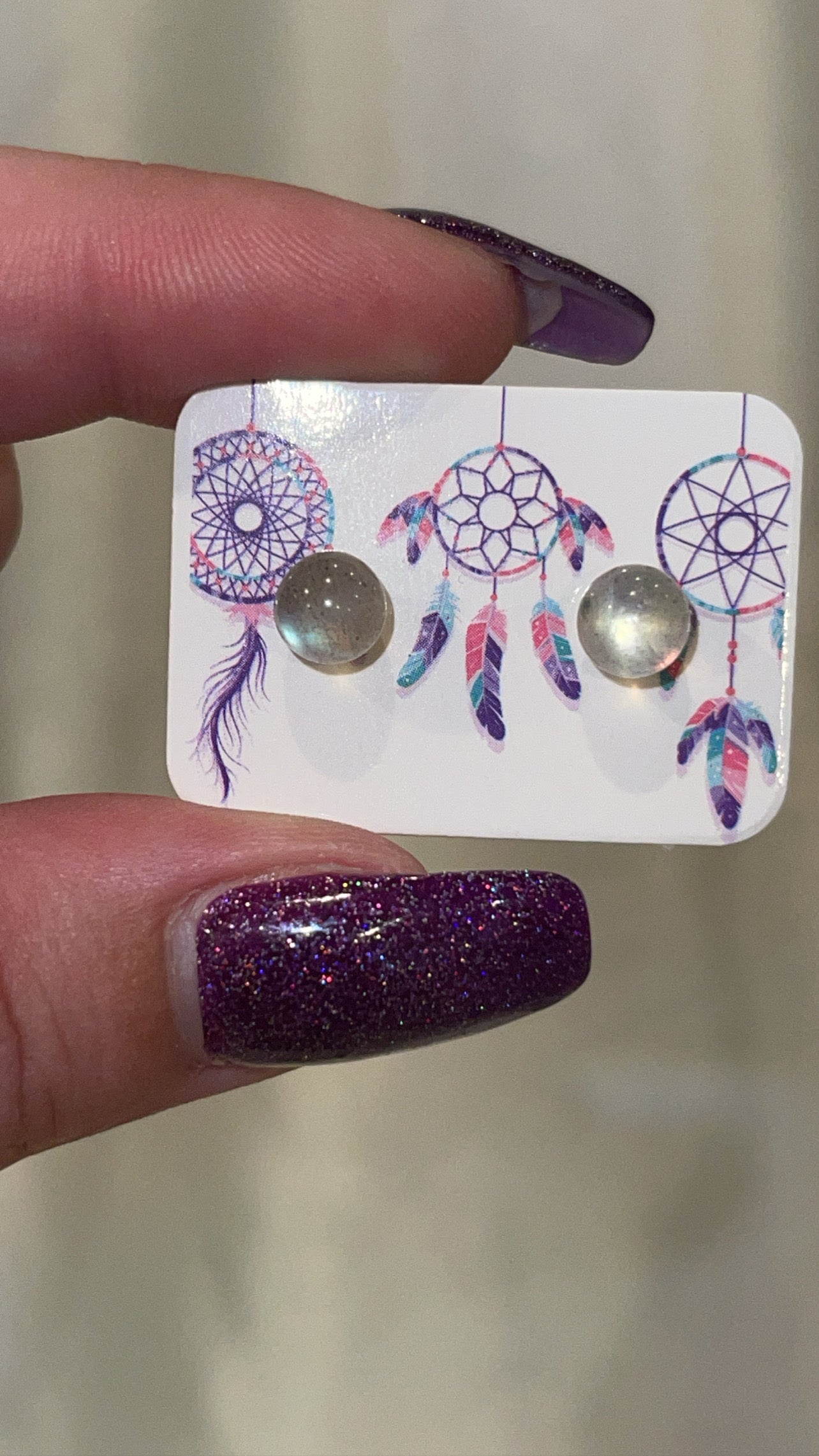 Crystal Stud Earrings ($8 each)