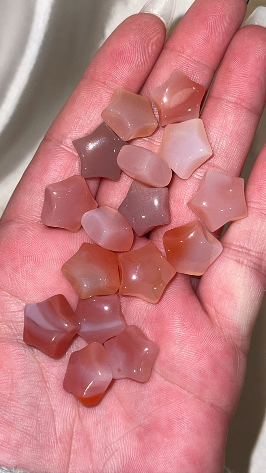 Yanyuan Pink Agate Mini Star