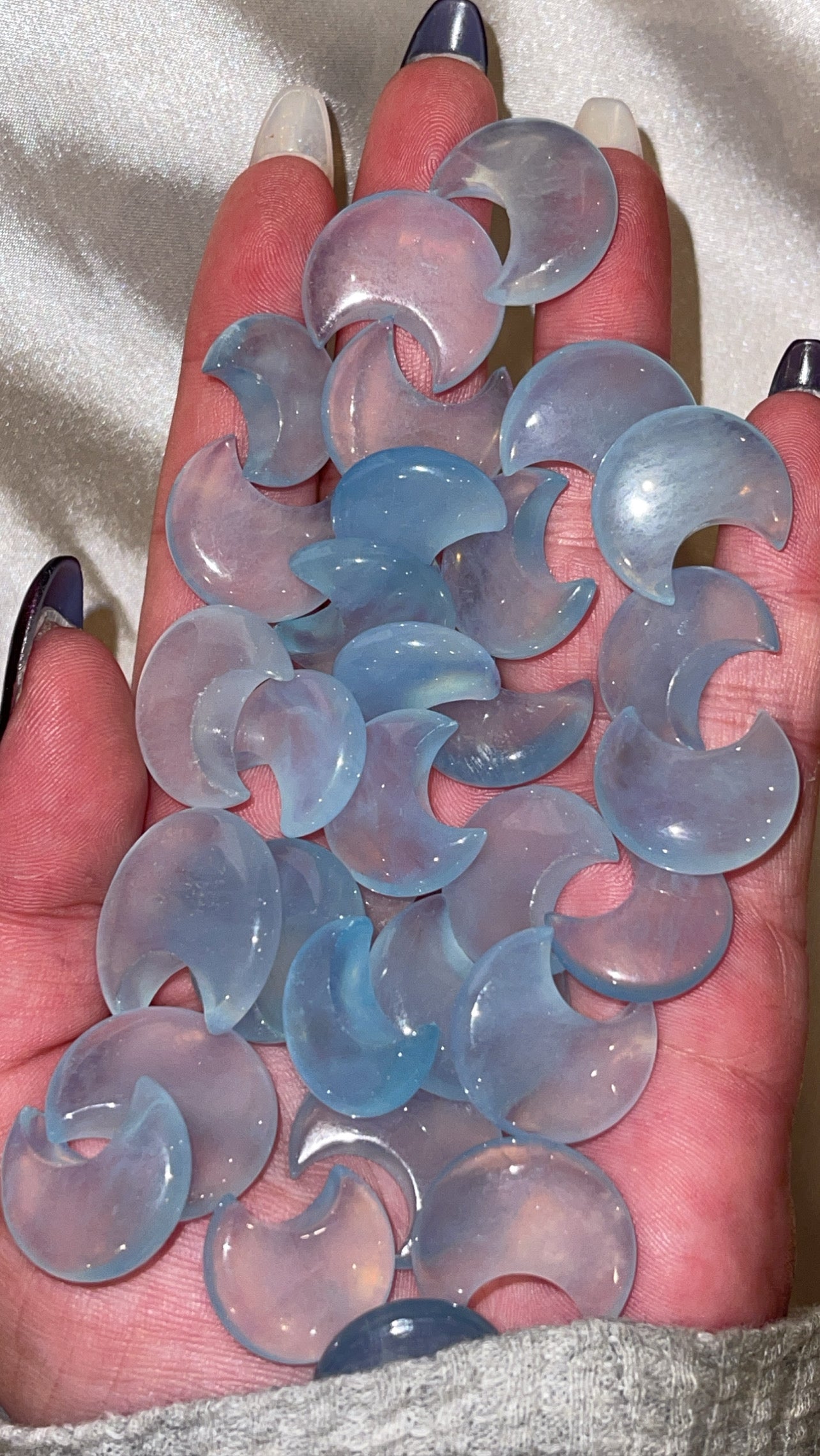 Aquamarine Small Moon