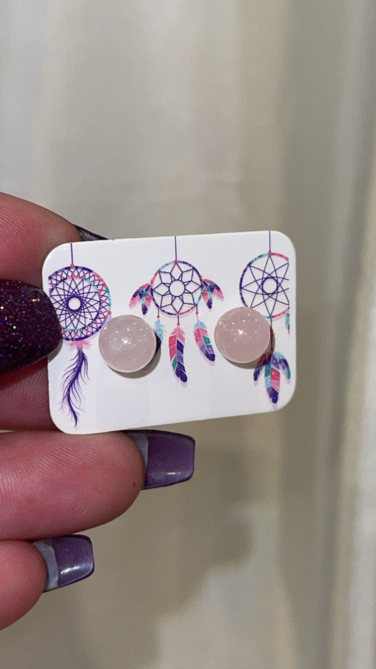 Crystal Stud Earrings ($9 each)