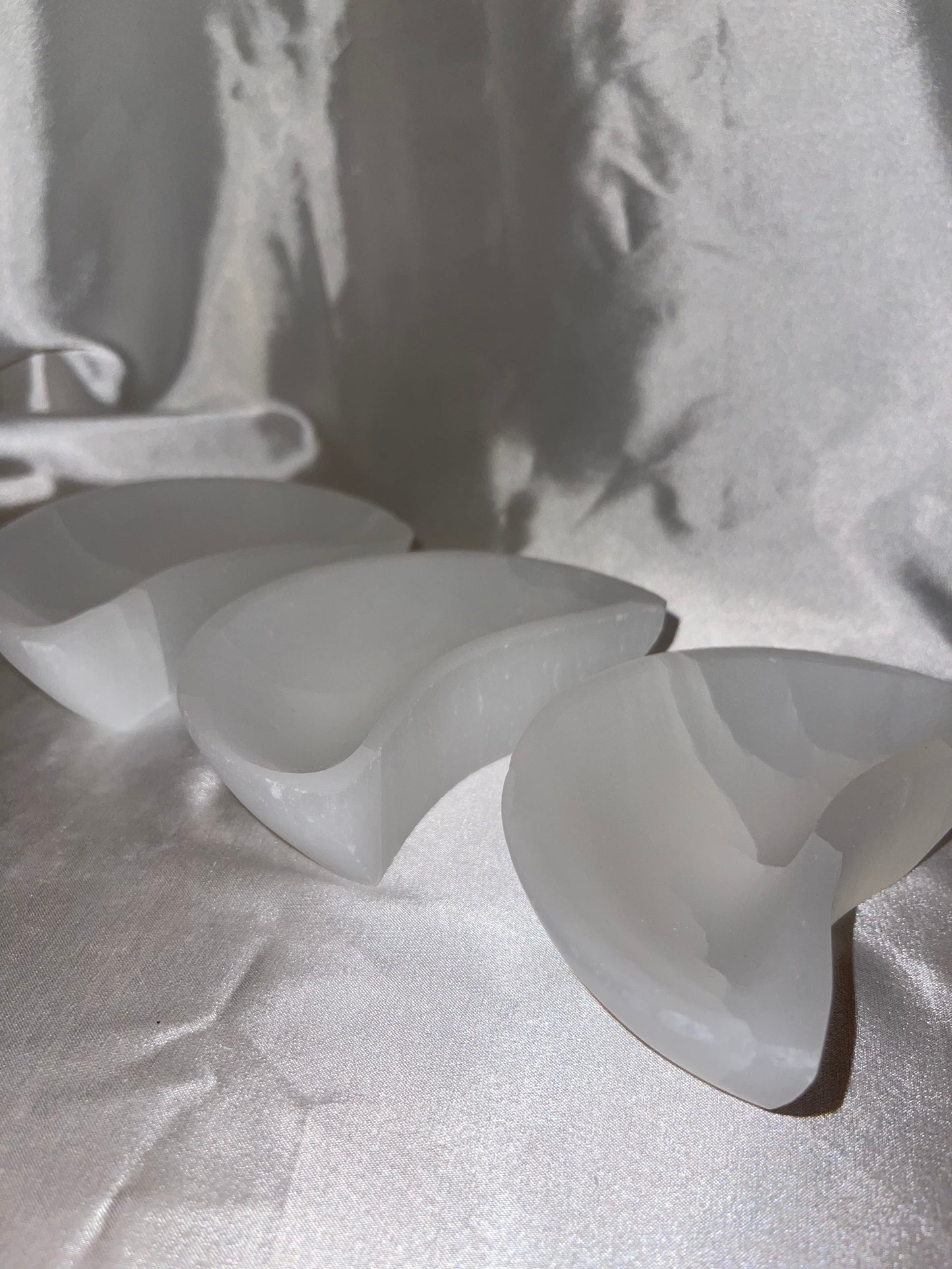 Selenite Moon Bowl