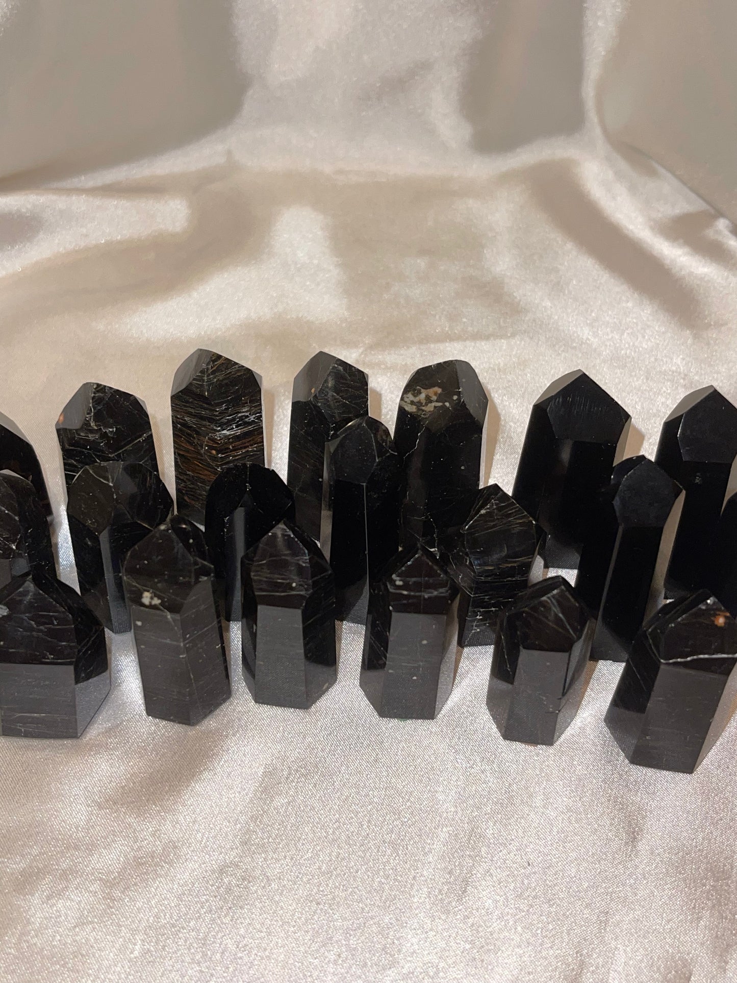 Black Tourmaline Iron Tower