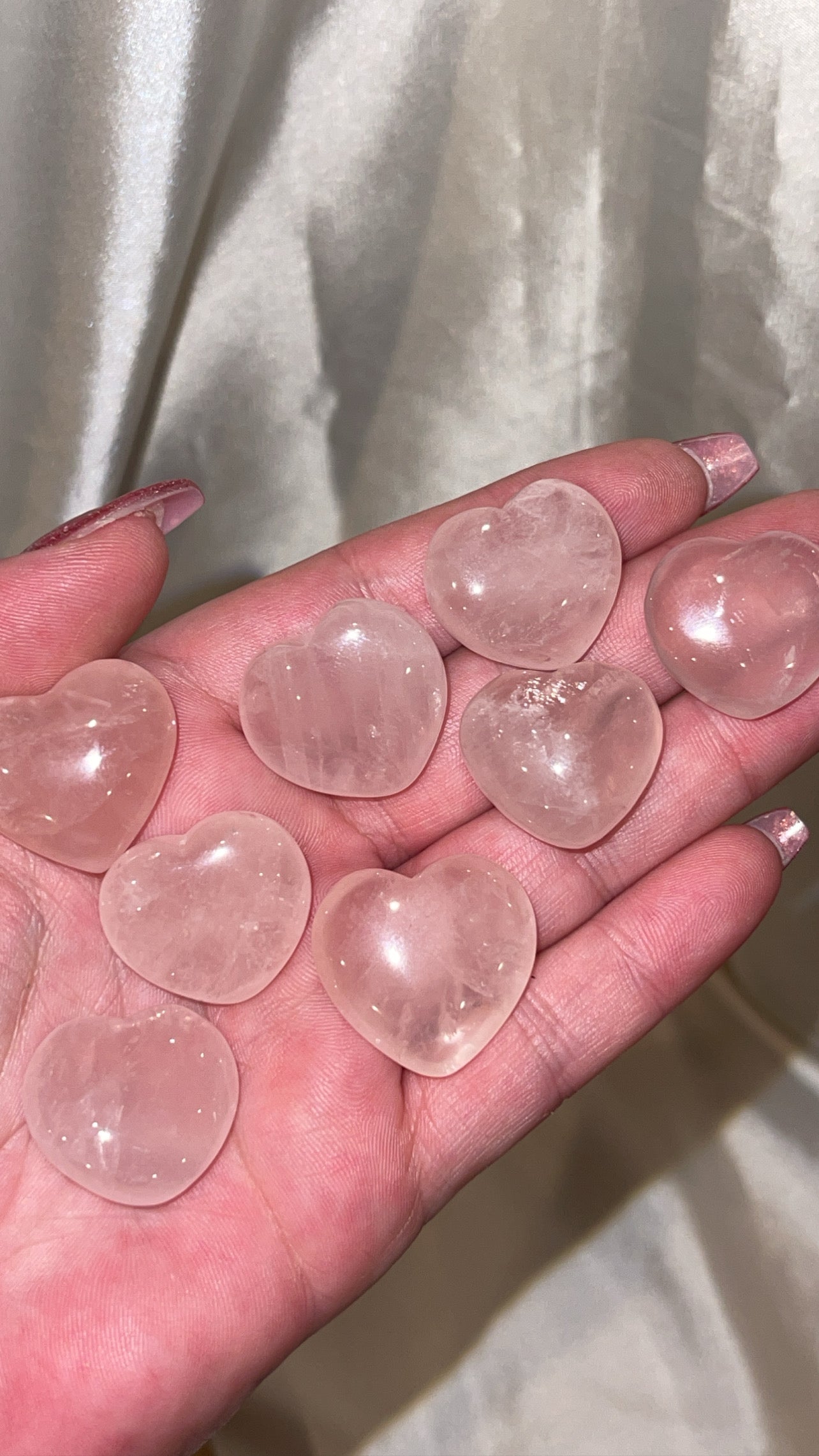 Rose Quartz Mini Heart