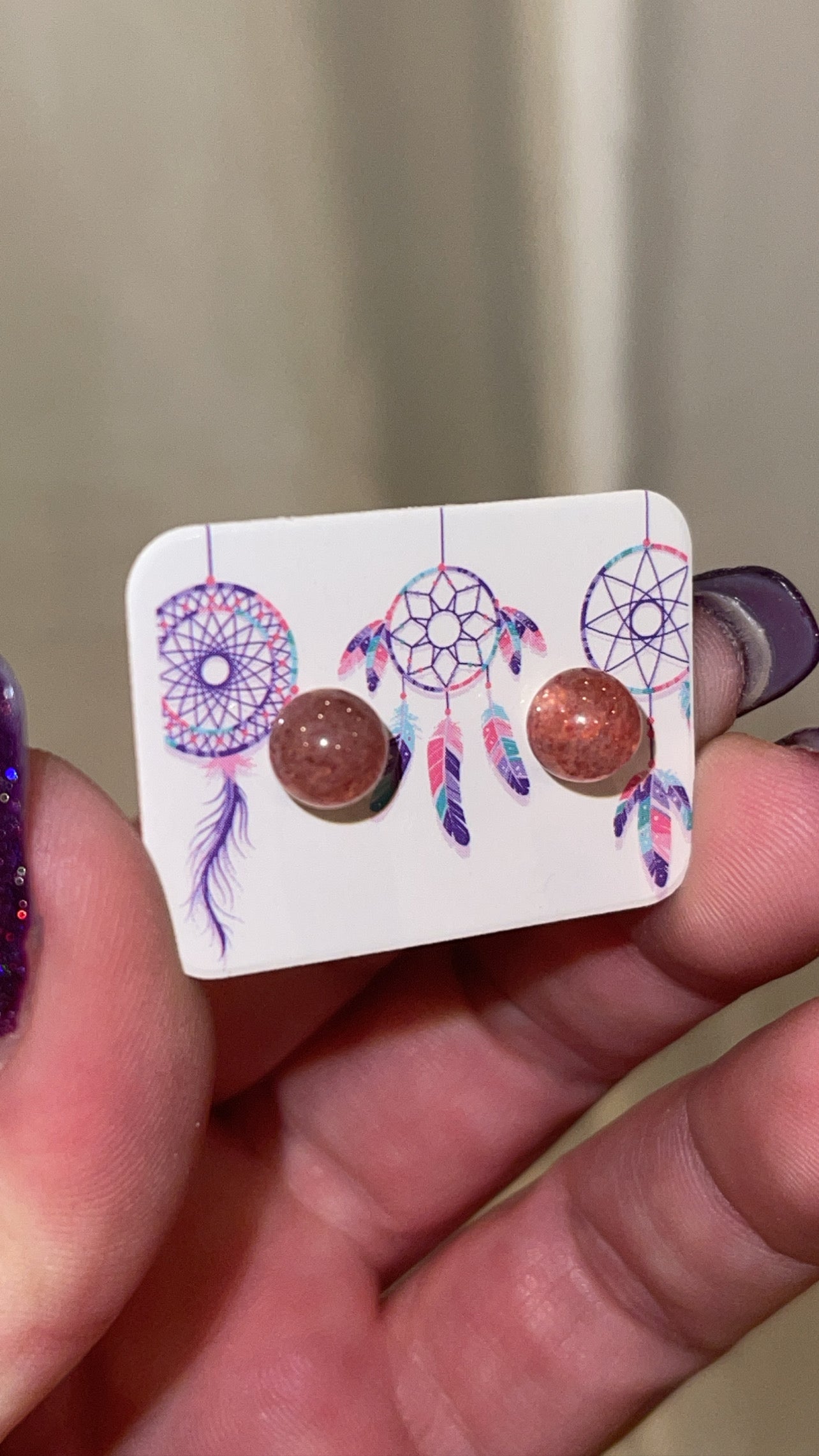 Crystal Stud Earrings ($8 each)