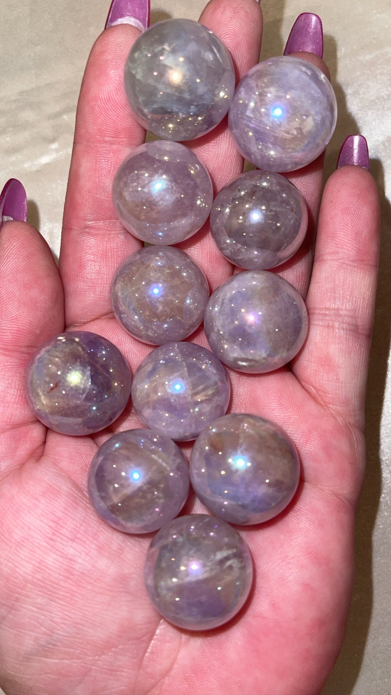 Aura Amethyst Mini Sphere