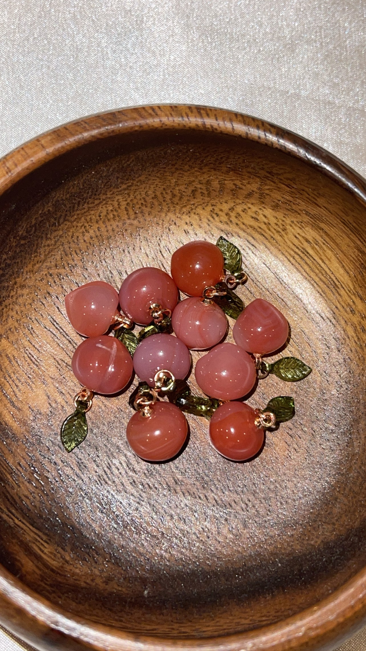 Yanyuan Pink Agate Mini Peach