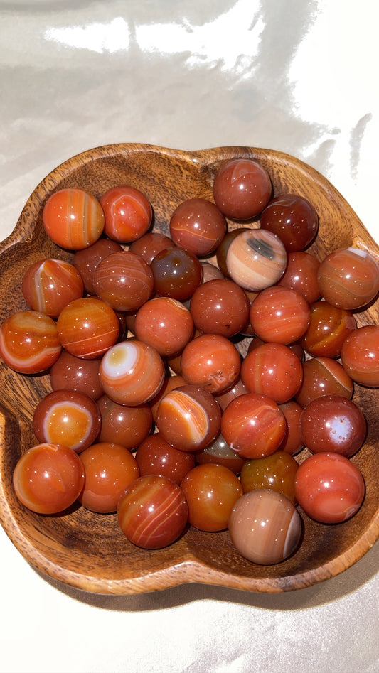 Banded Carnelian Mini Sphere