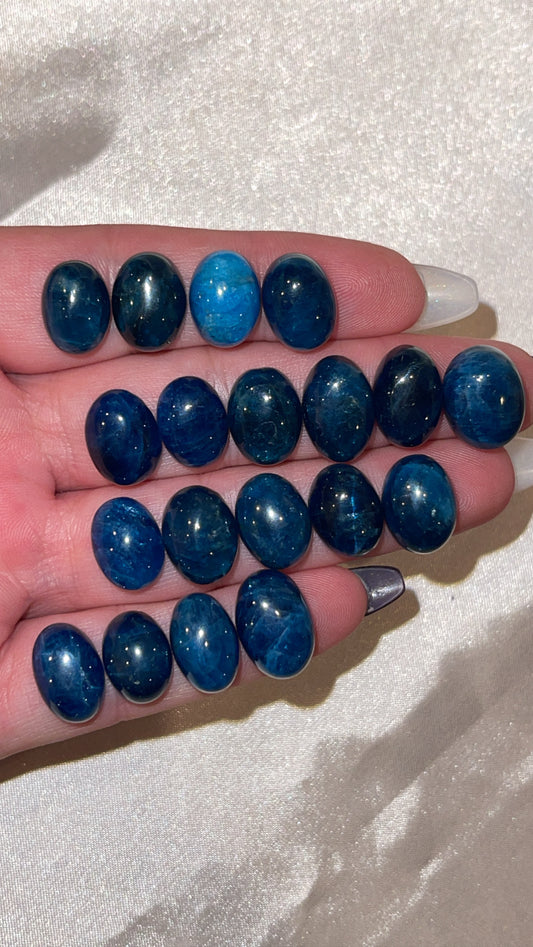 Blue Apatite Cabachon