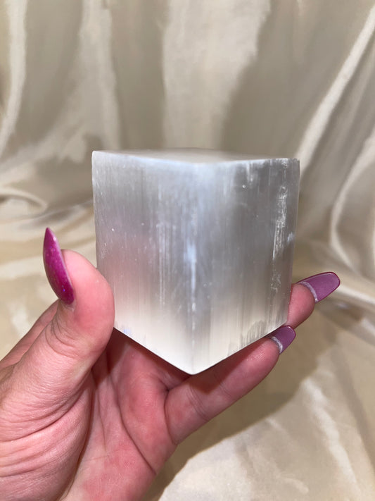 Selenite Large Cube