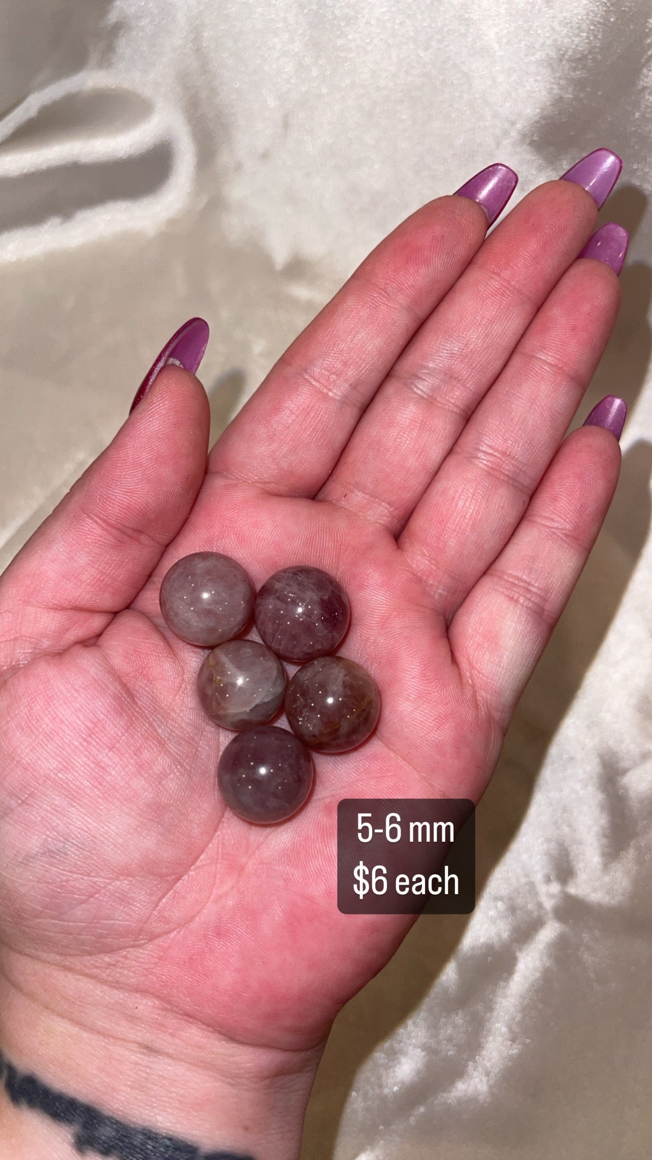 Lavender Rose Quartz Sphere